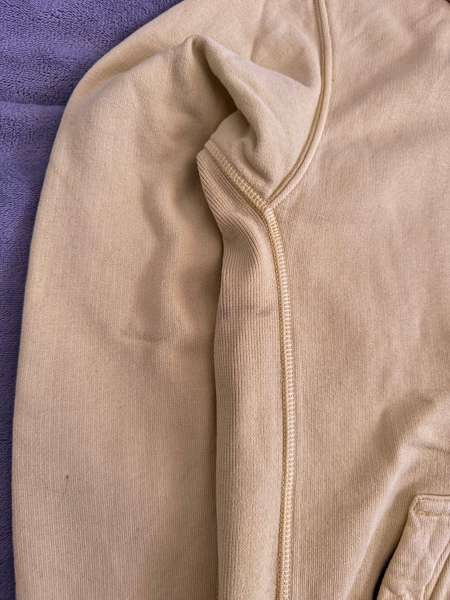 Stone Island Yellow Hoodie - Medium