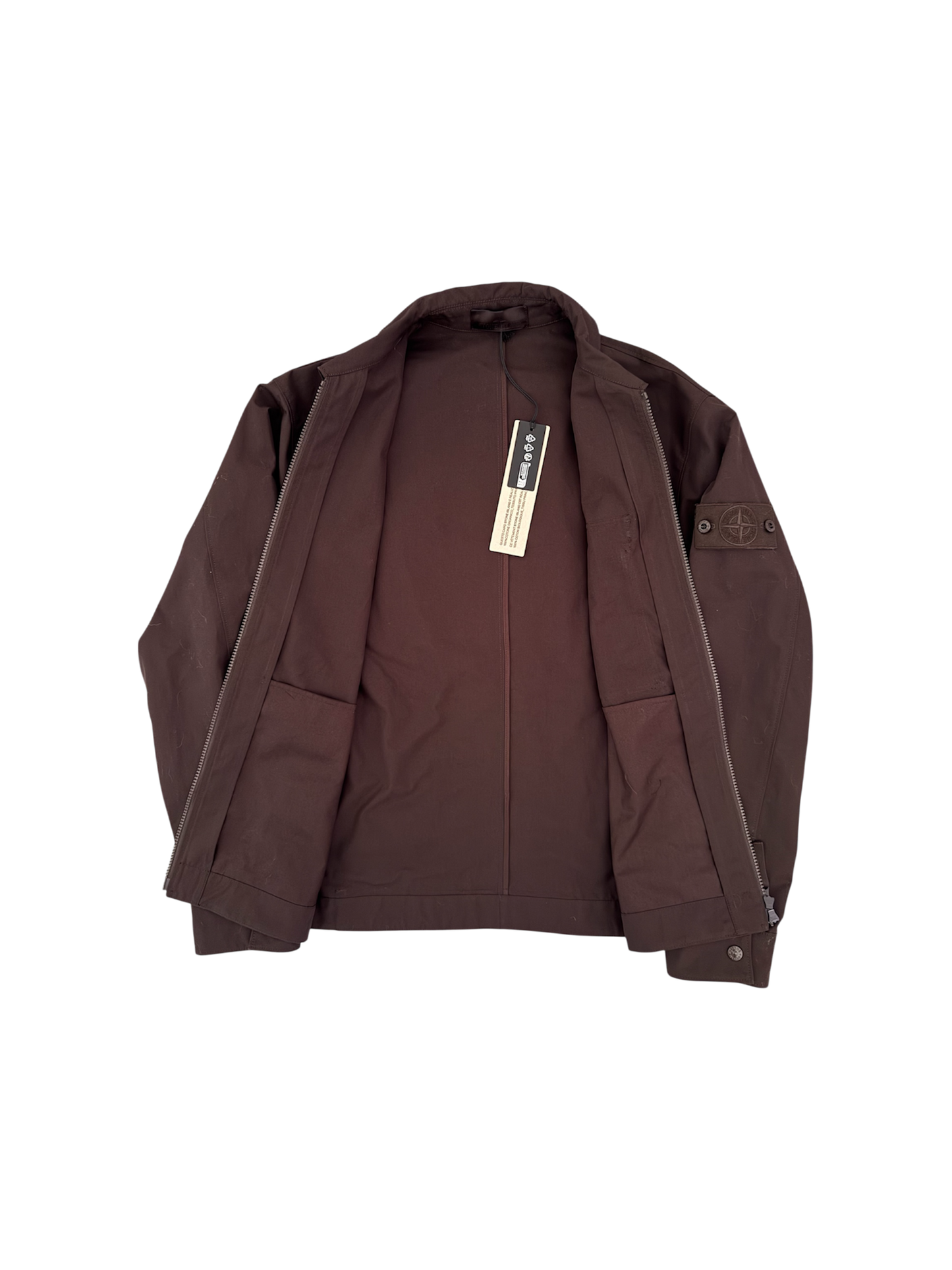 Stone Island Brown Ventile Ghost Jacket - Large