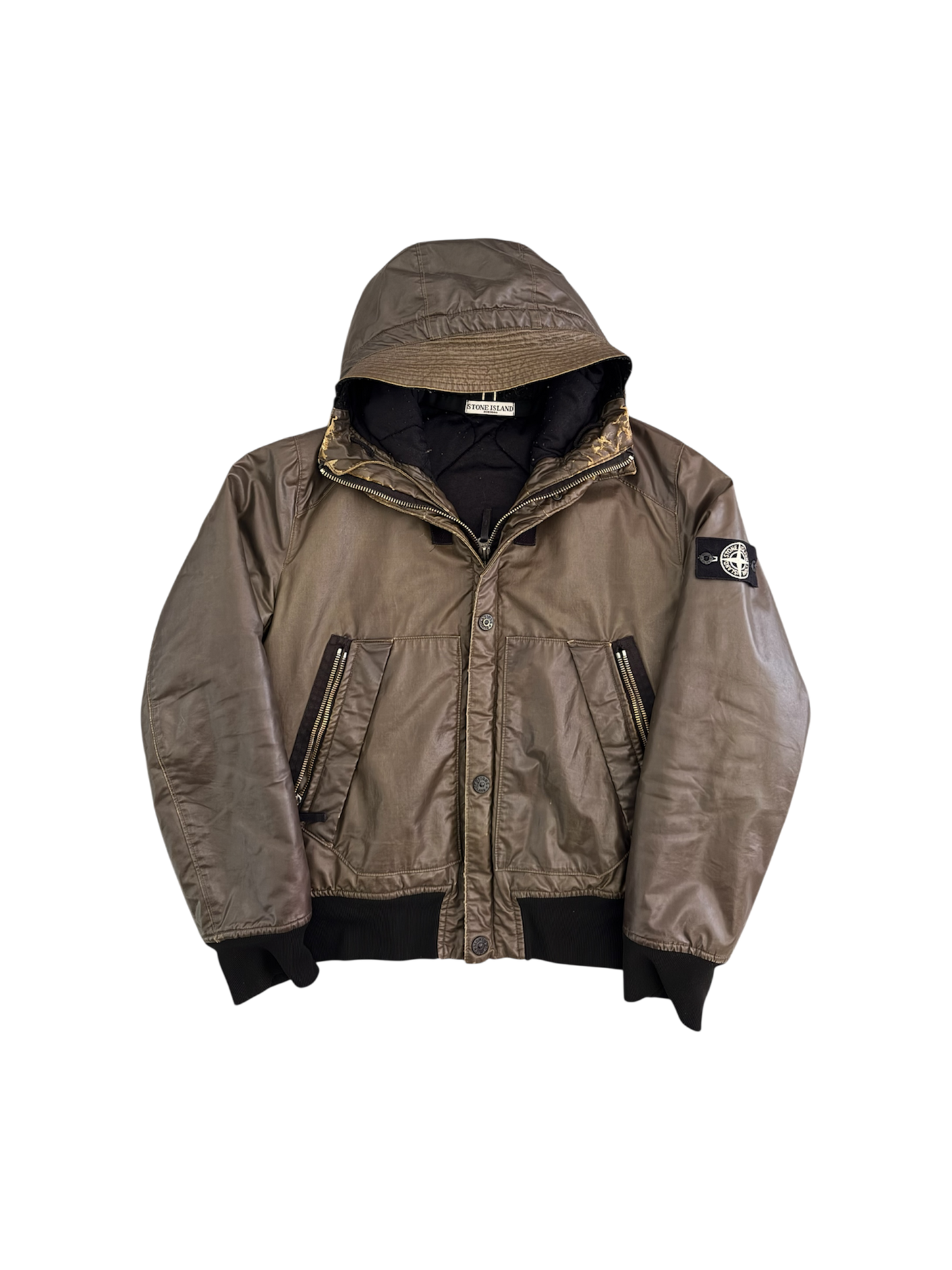 Stone Island 'Waxed Ice 2' Jacket - Large