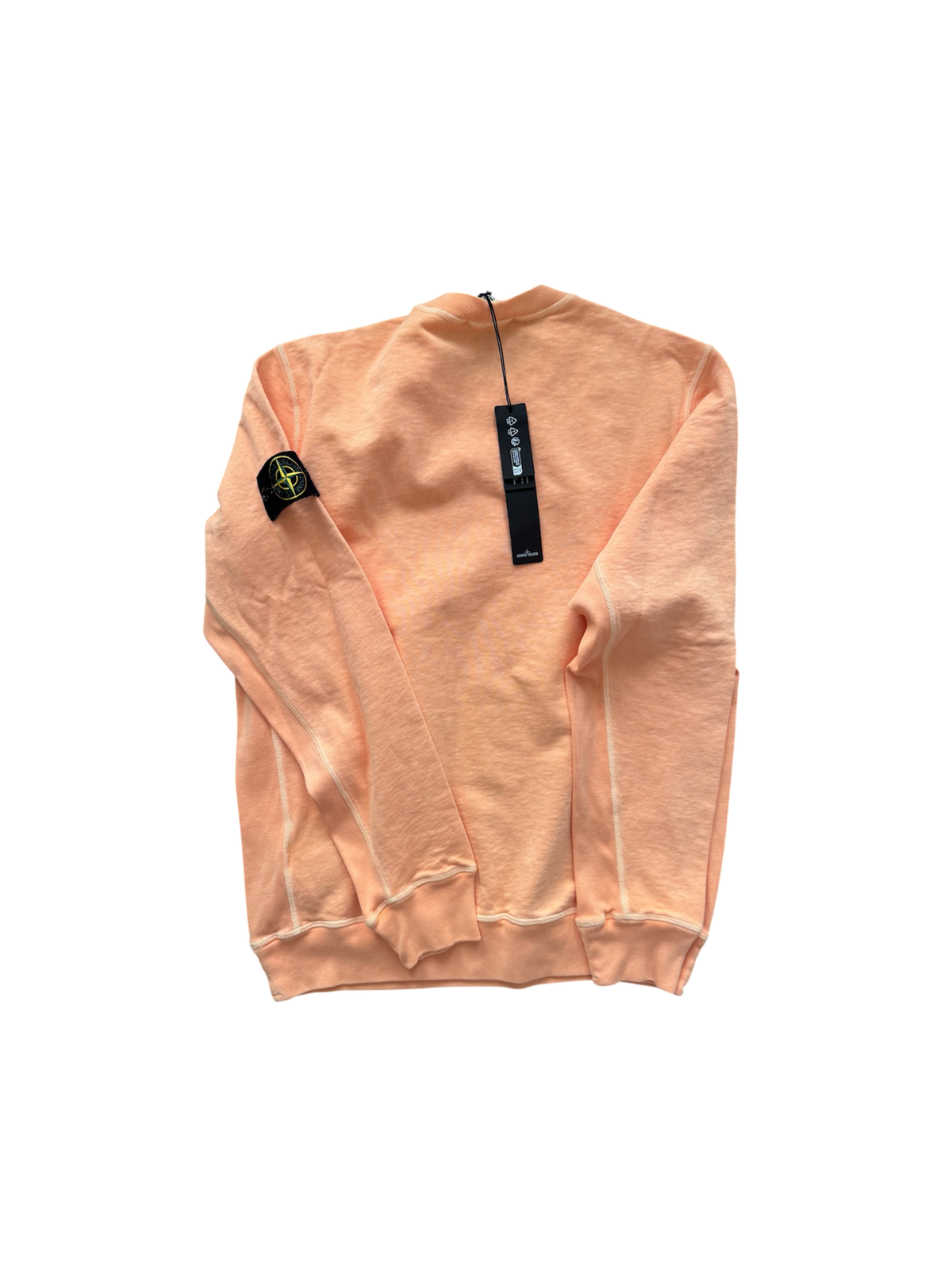 Stone Island 2025 Orange Crewneck - Large