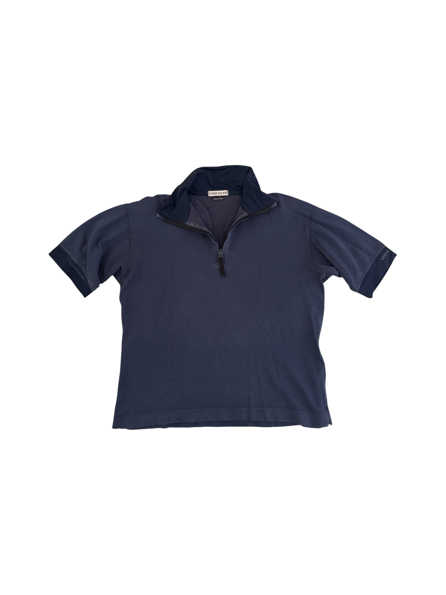 Polo Stone Island SS98 Blu Spandex - Large