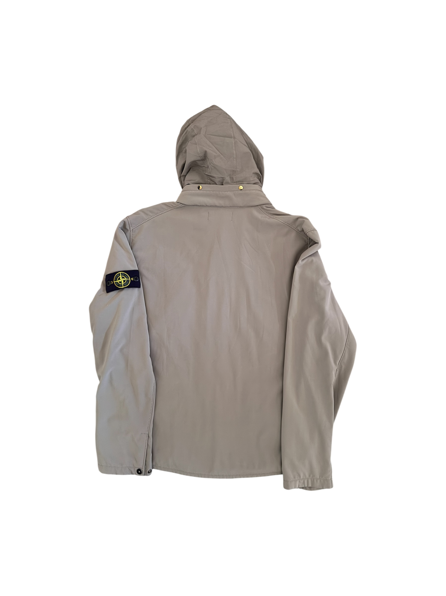 Stone Island 2012 Grey Fleece Lined 'Soft Shell' Jacket - XL