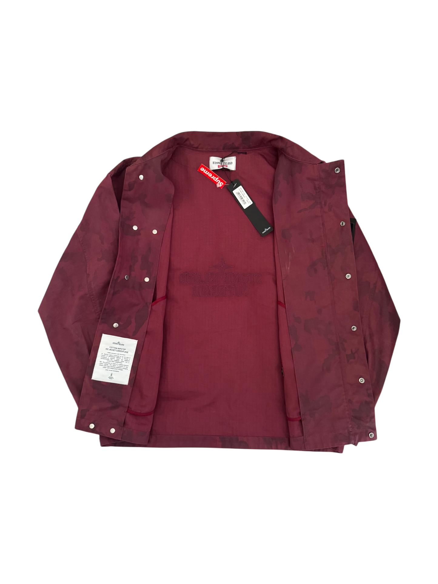 Giacca Stone Island x Supreme 'Cotton Ripstop Ice Jacket Camo' - Large