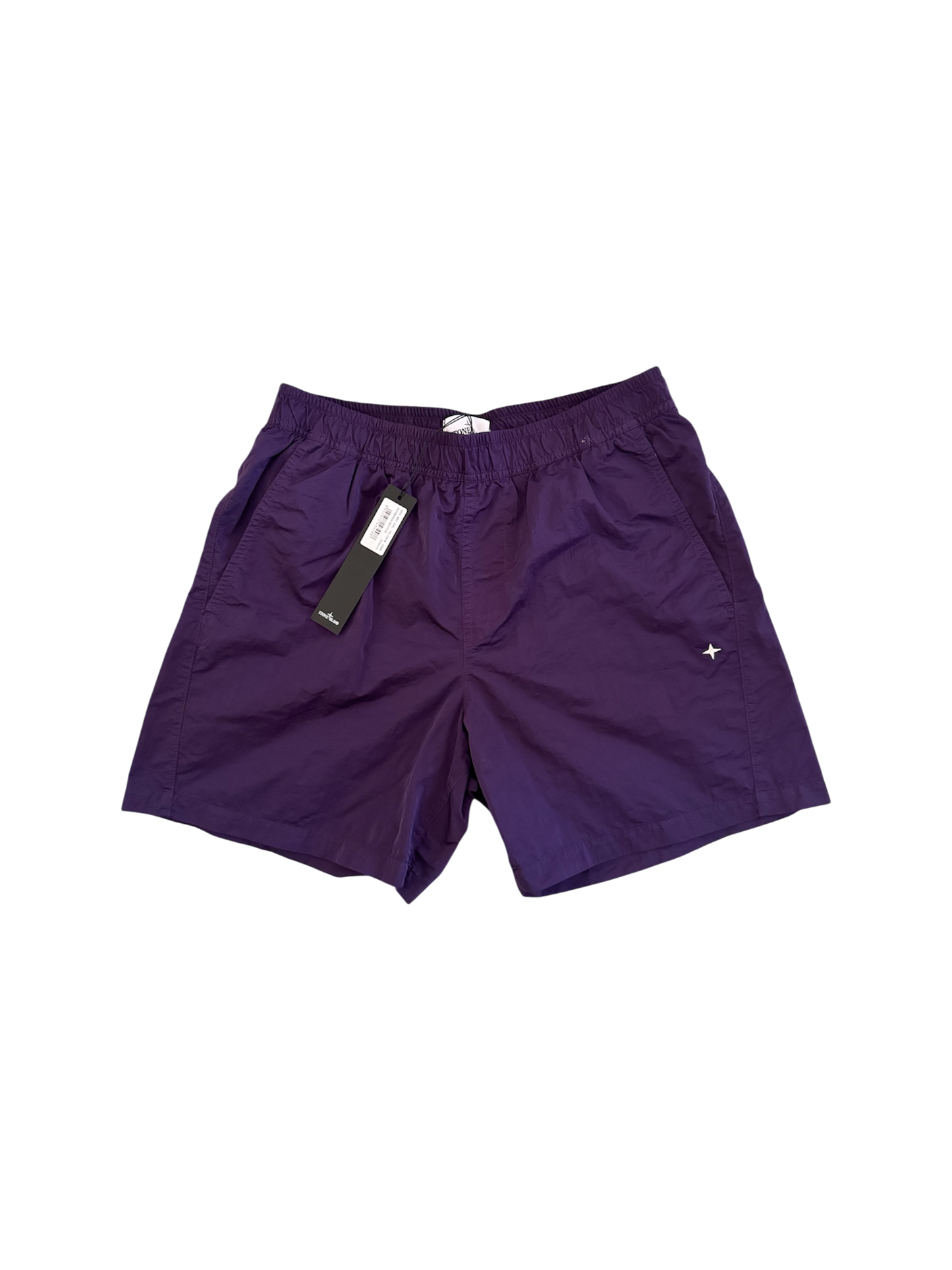 Stone Island Purple Stellina Swim Shorts - Medium