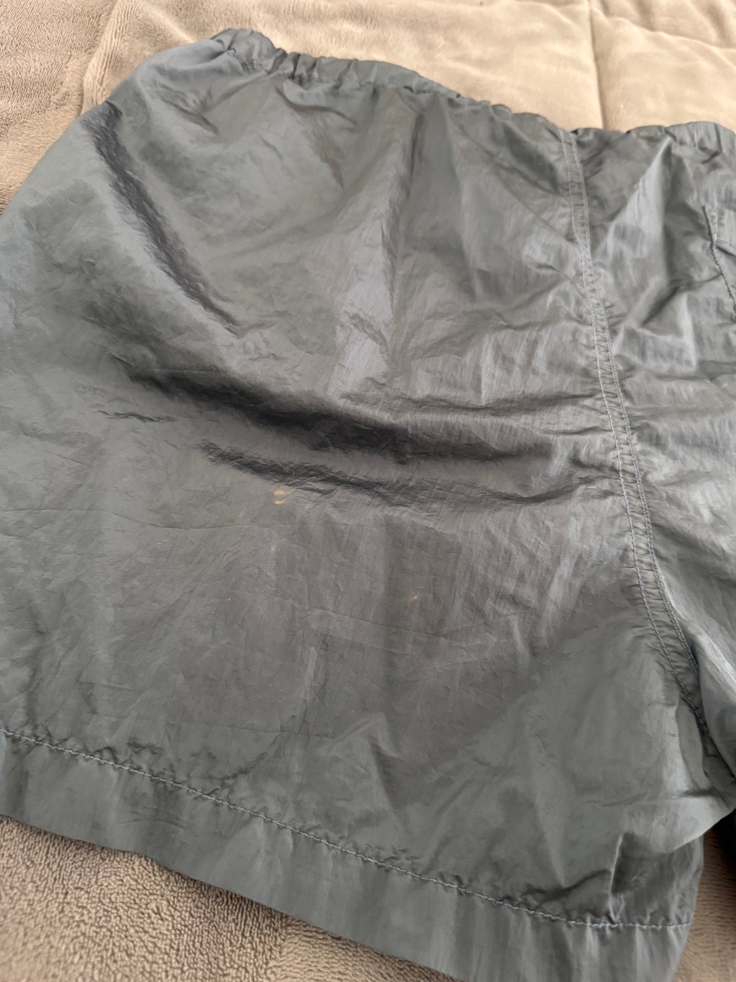 Stone Island Nylon Metal Light Blue Swim Shorts - Large