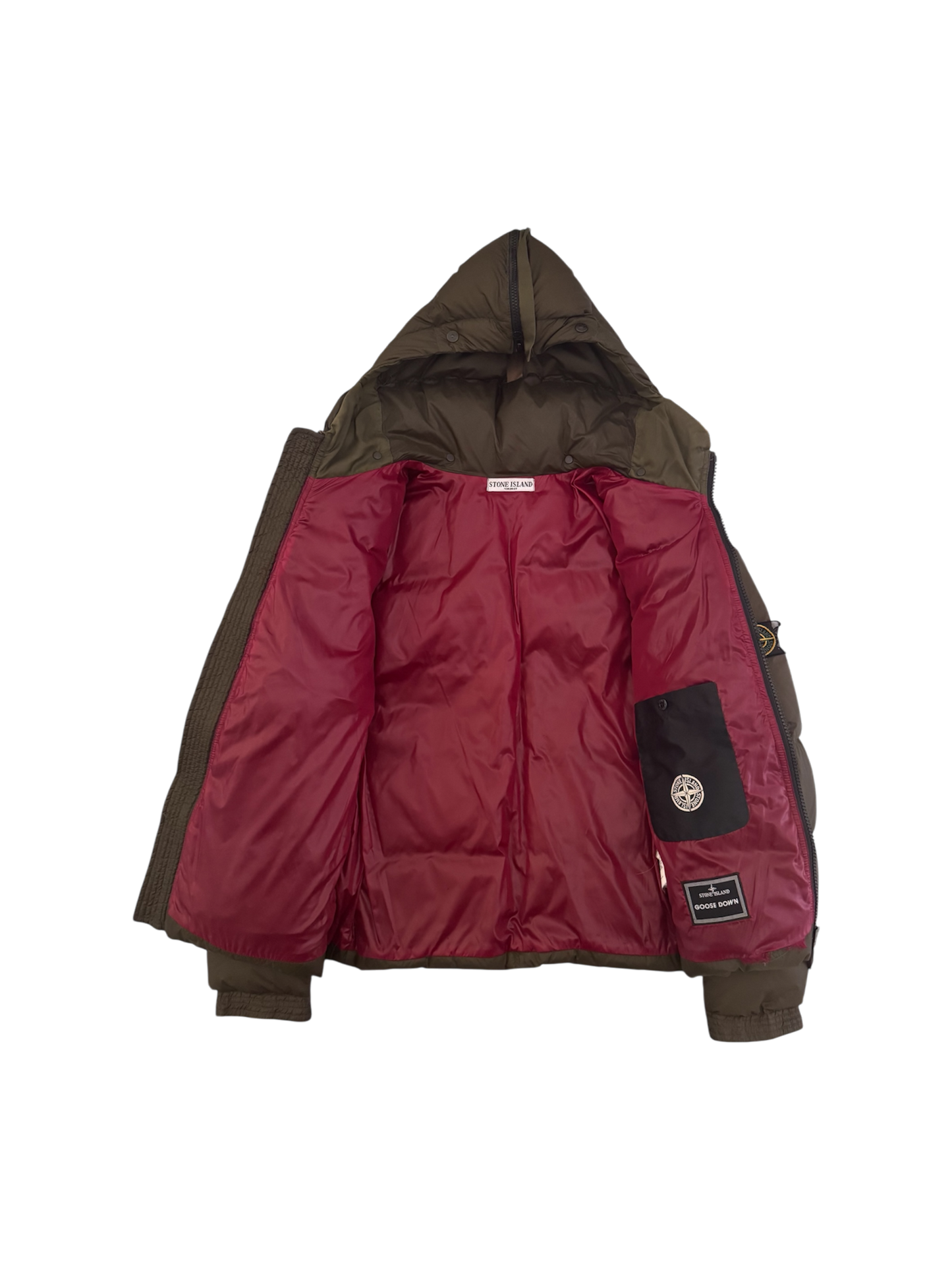 Piumino Stone Island 'Opaque Nylon Tela Mesh Badge' - Large