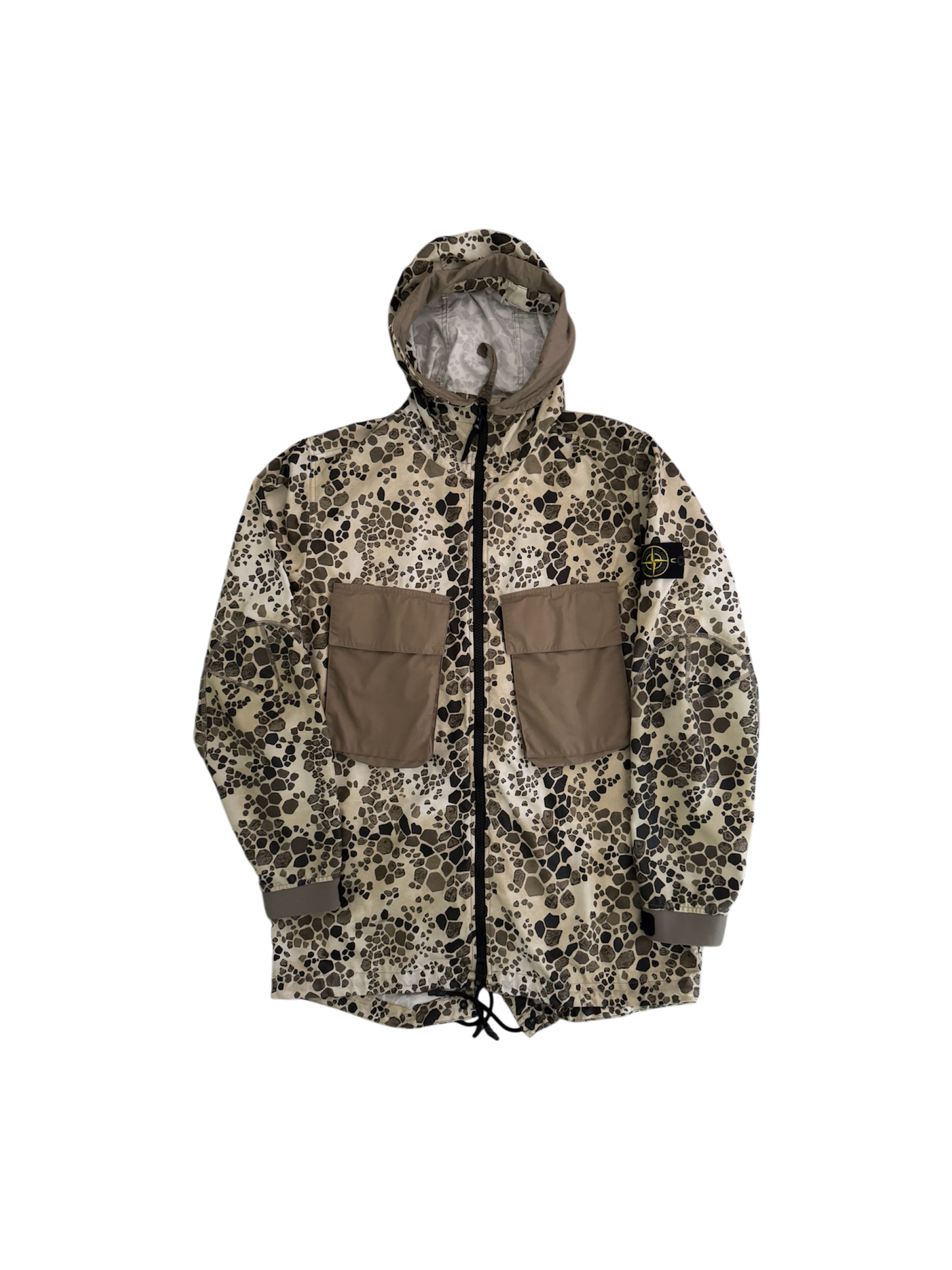 Parka Stone Island 'Alligator Camo Light Cotton/Nylon Rep' - Large