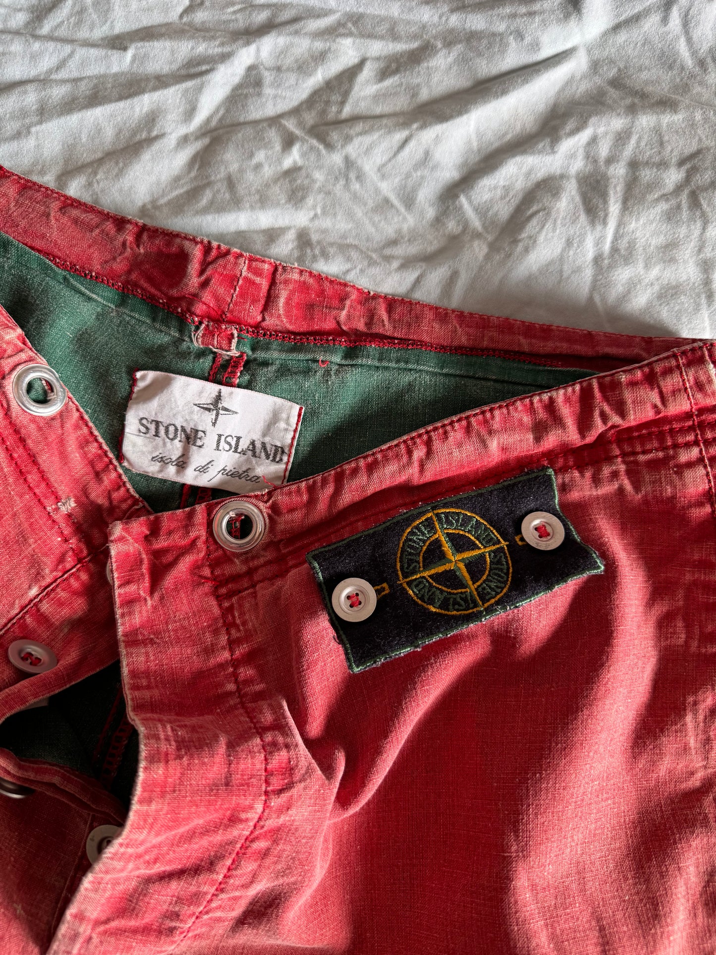 Bermuda Stone Island Tela Stella Anni 80' - Large
