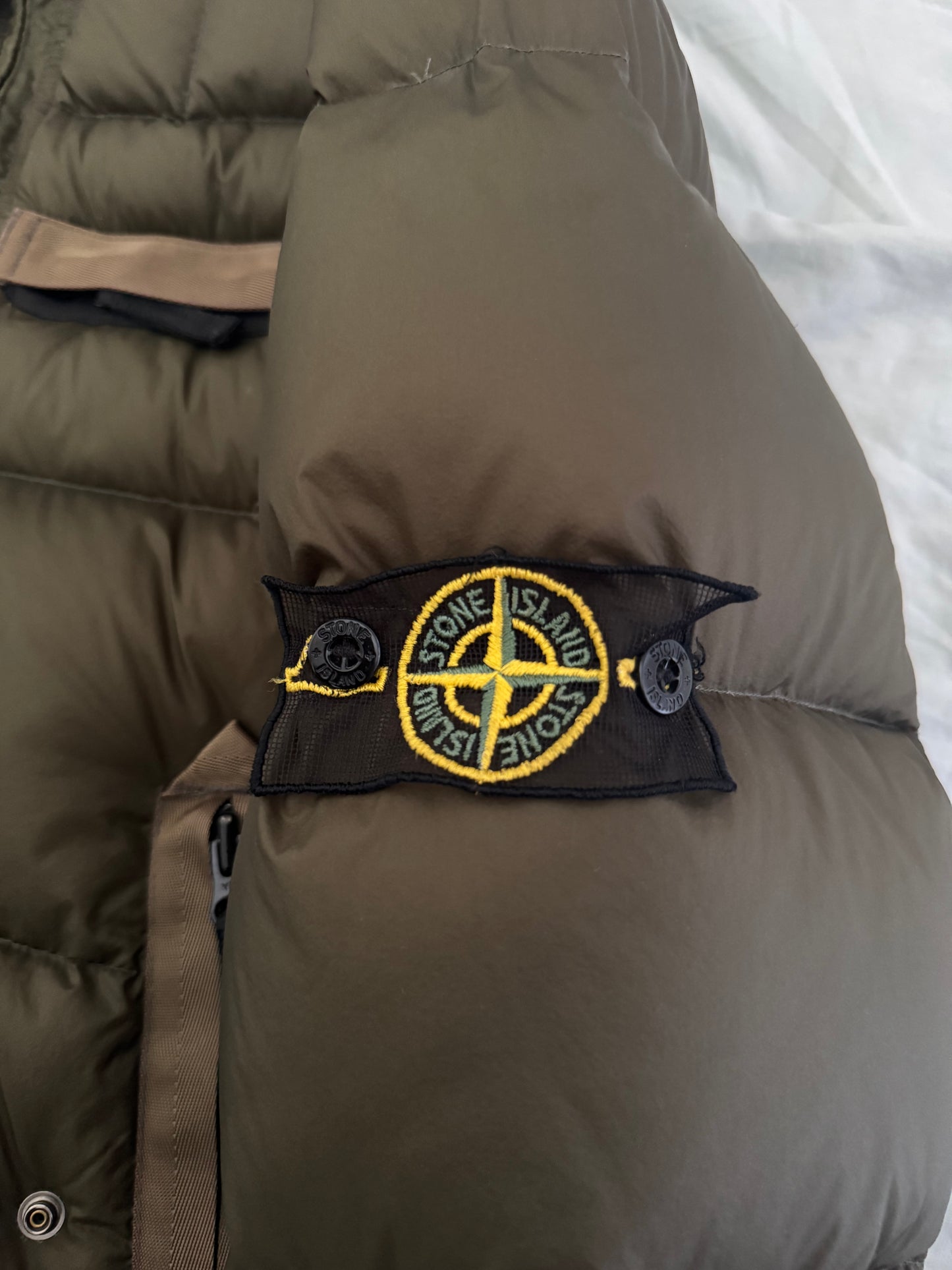 Piumino Stone Island 'Opaque Nylon Tela Mesh Badge' - Large