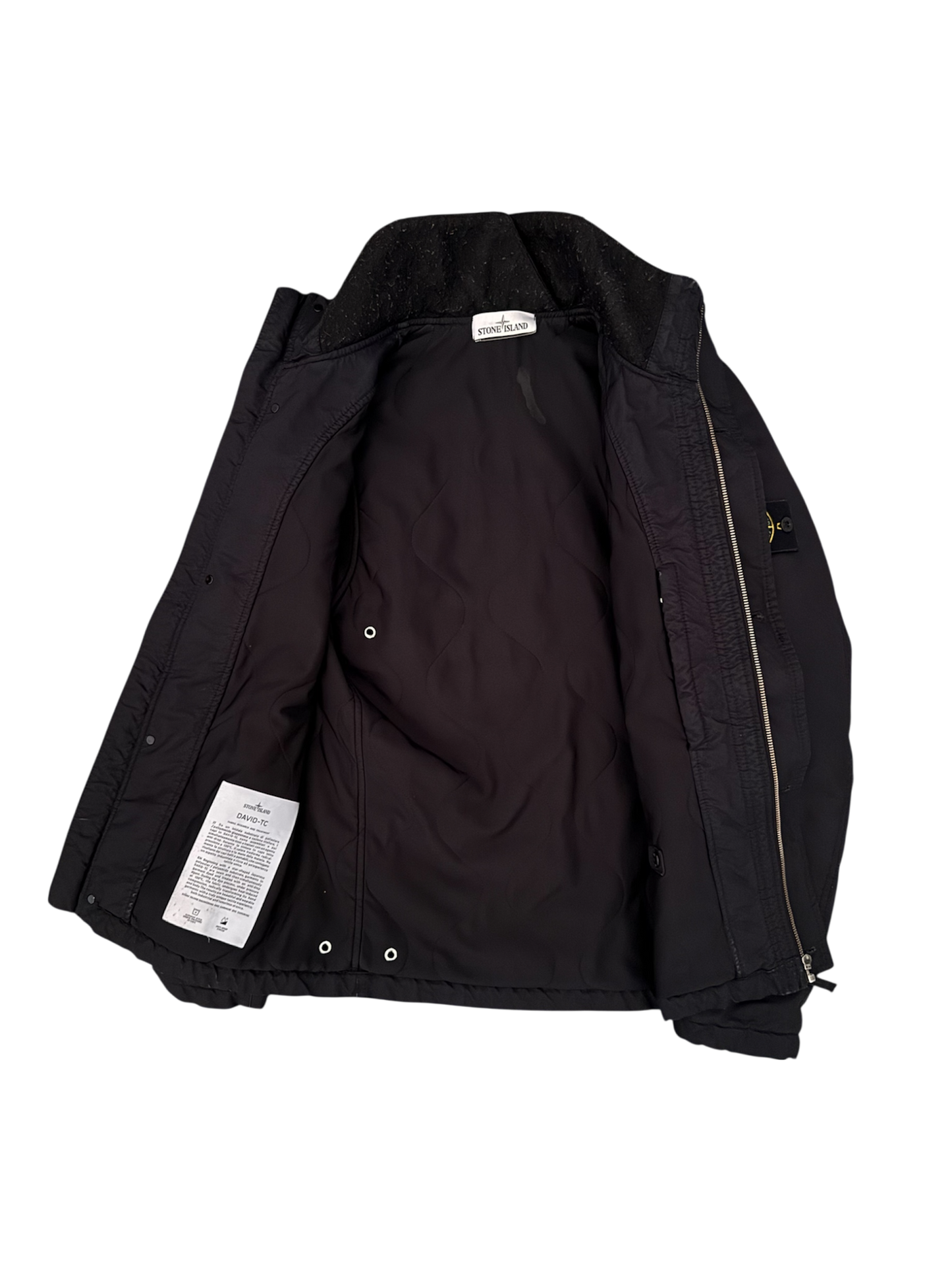 Stone Island Black 'David TC' Jacket - Small