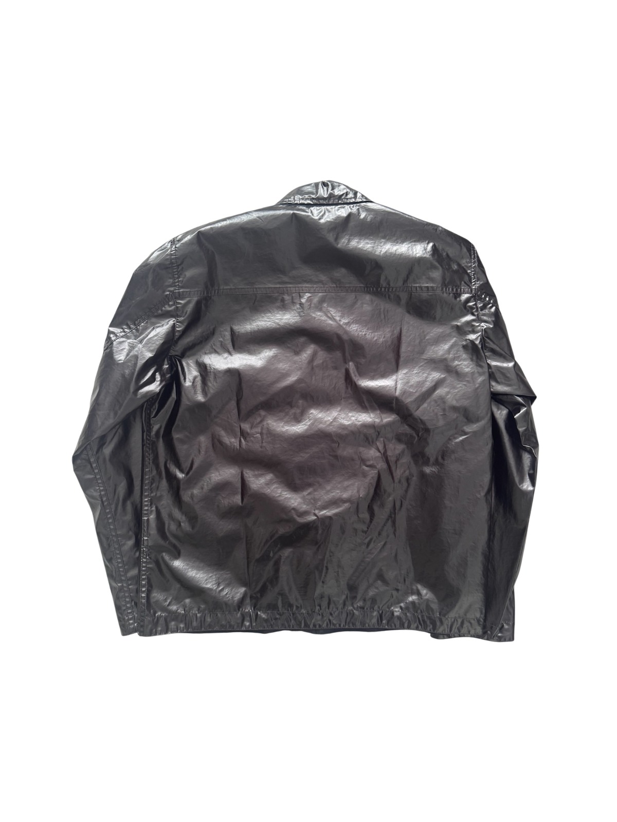 Stone Island 2025 Black Glass Overshirt - Large