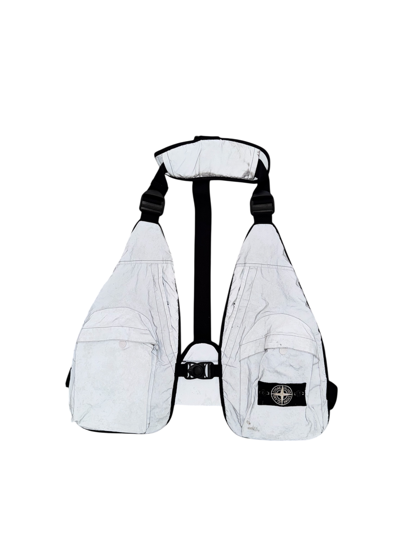 Stone Island 'Plated Reflective' Utility Vest - Unisize