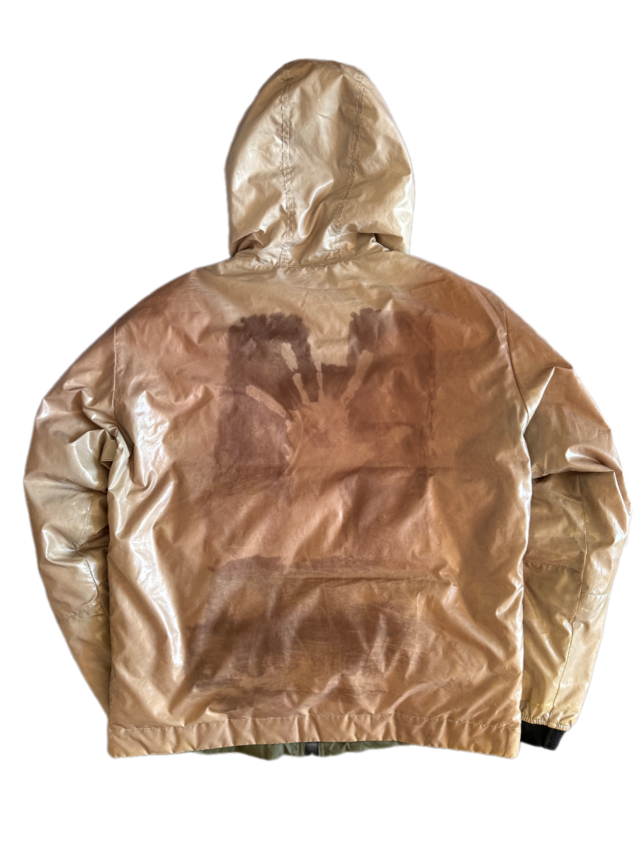 Stone Island 2010 Marrone/Nero Ice Jacket - Large