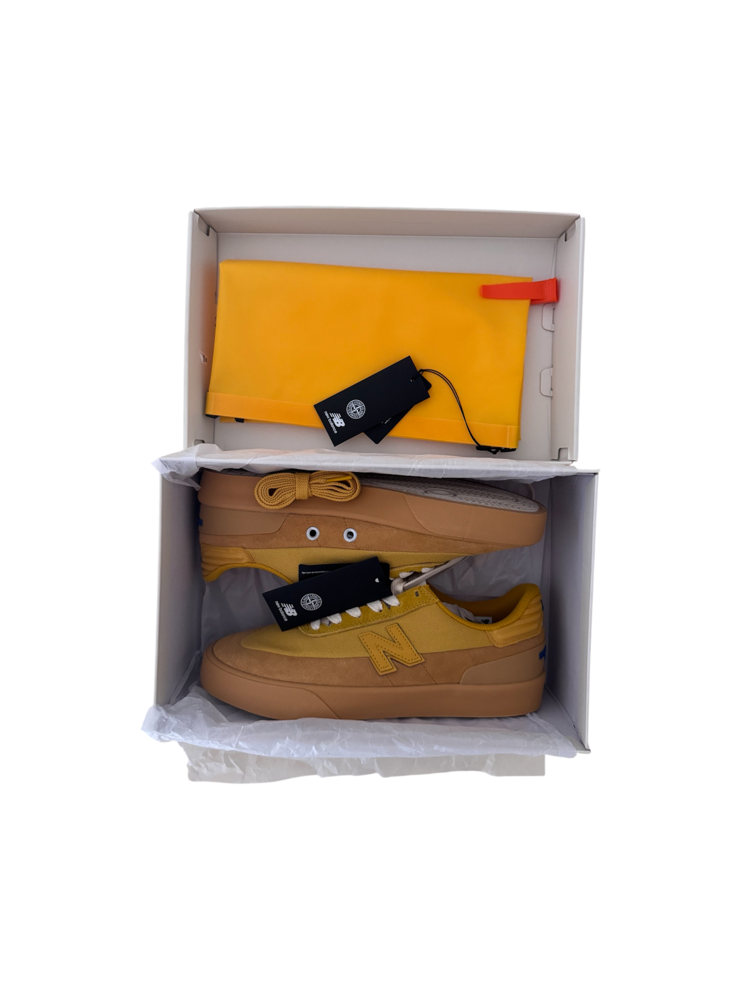 Stone Island x New Balance Yellow Marina Sneakers - 44 EU