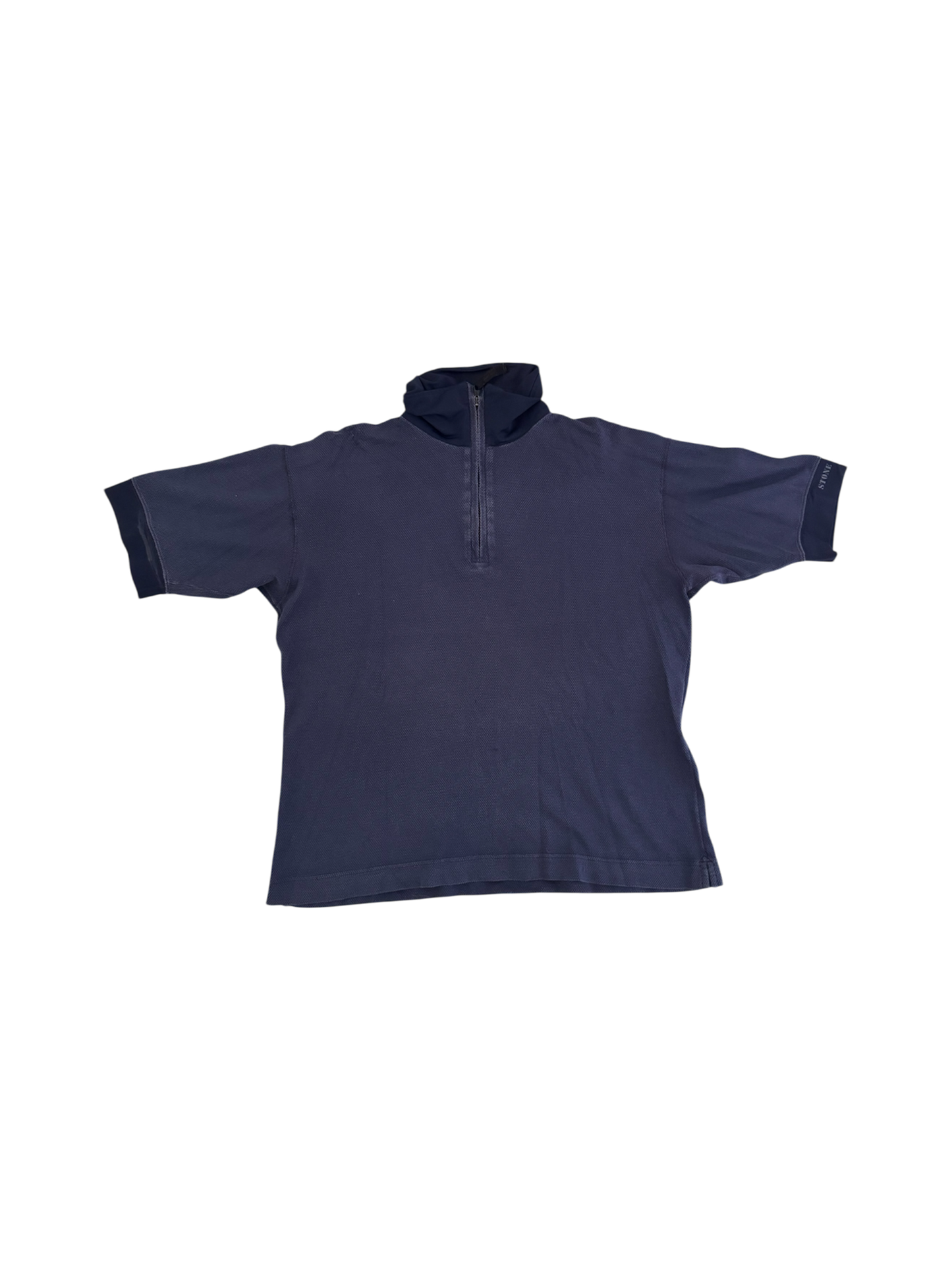 Polo Stone Island SS98 Blu Spandex - Large