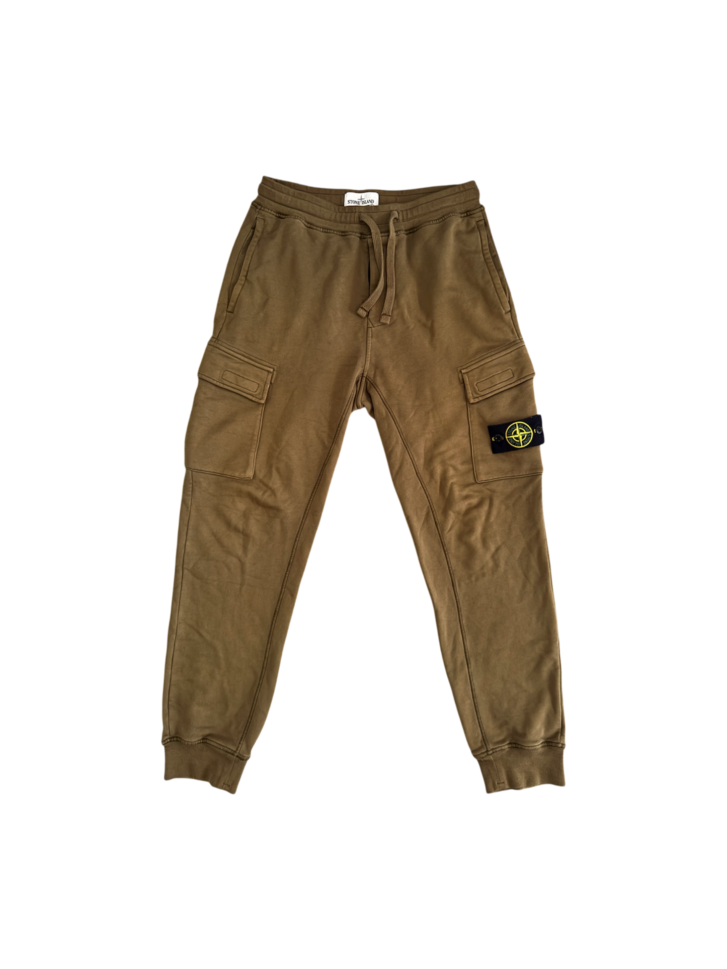 Stone Island Brown Joggers - Small