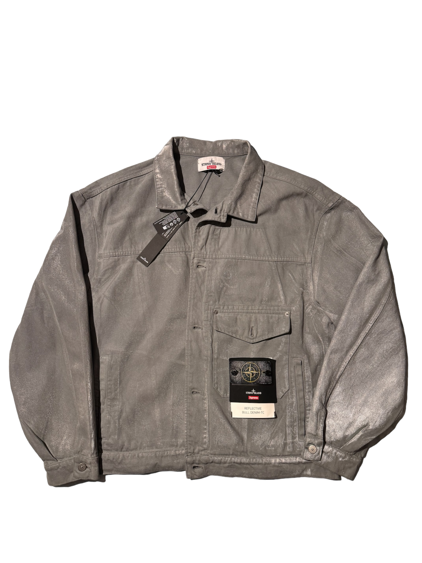 Stone Island x Supreme 'Bull Reflective' Denim - XL