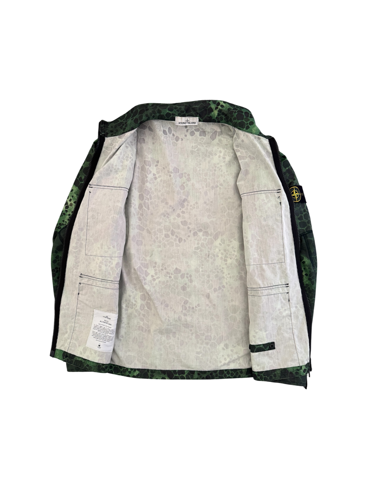 Stone Island '50 Fili Alligator Camo' Jacket - XL