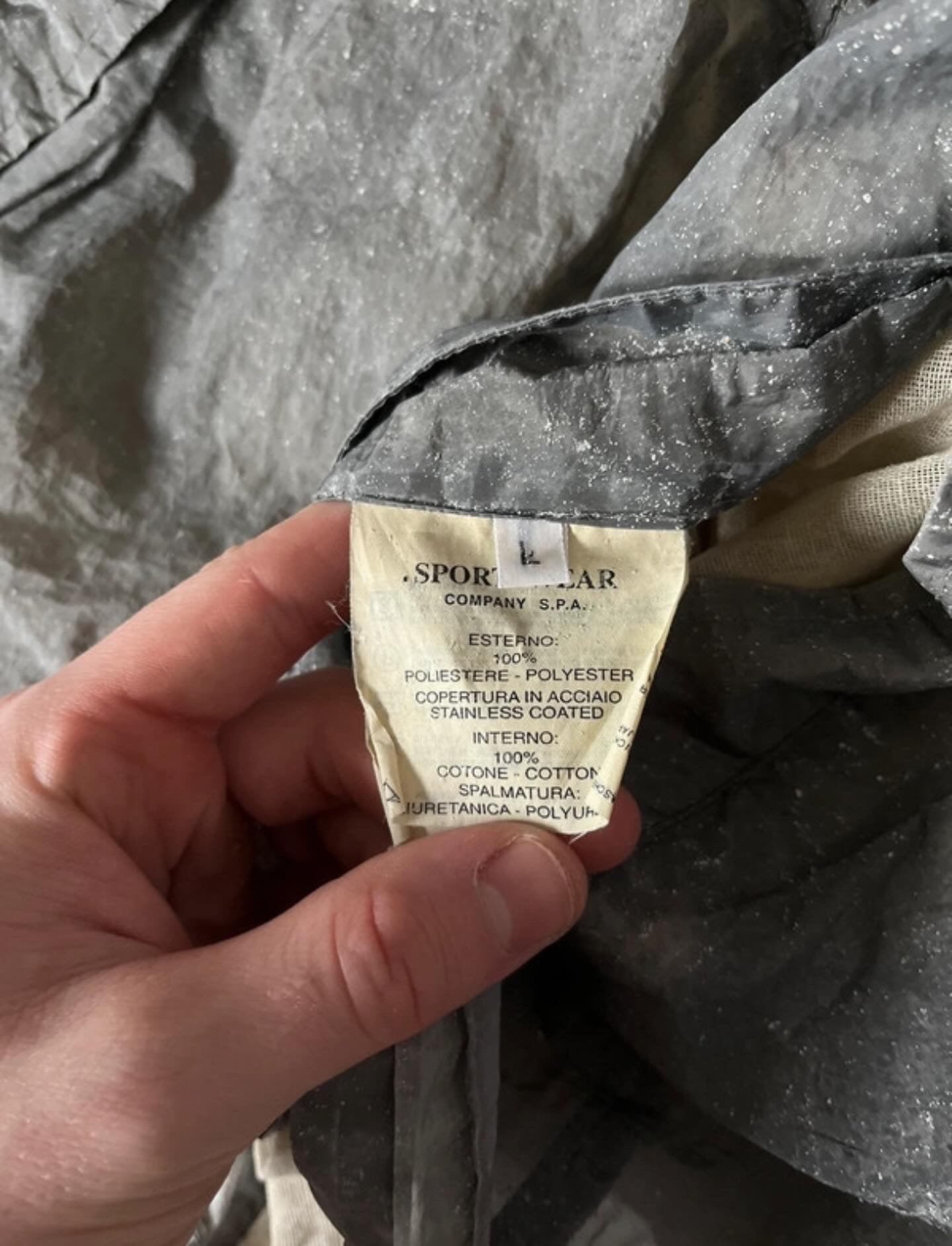 Giacca Stone Island "Pure Metal Shell" - Large