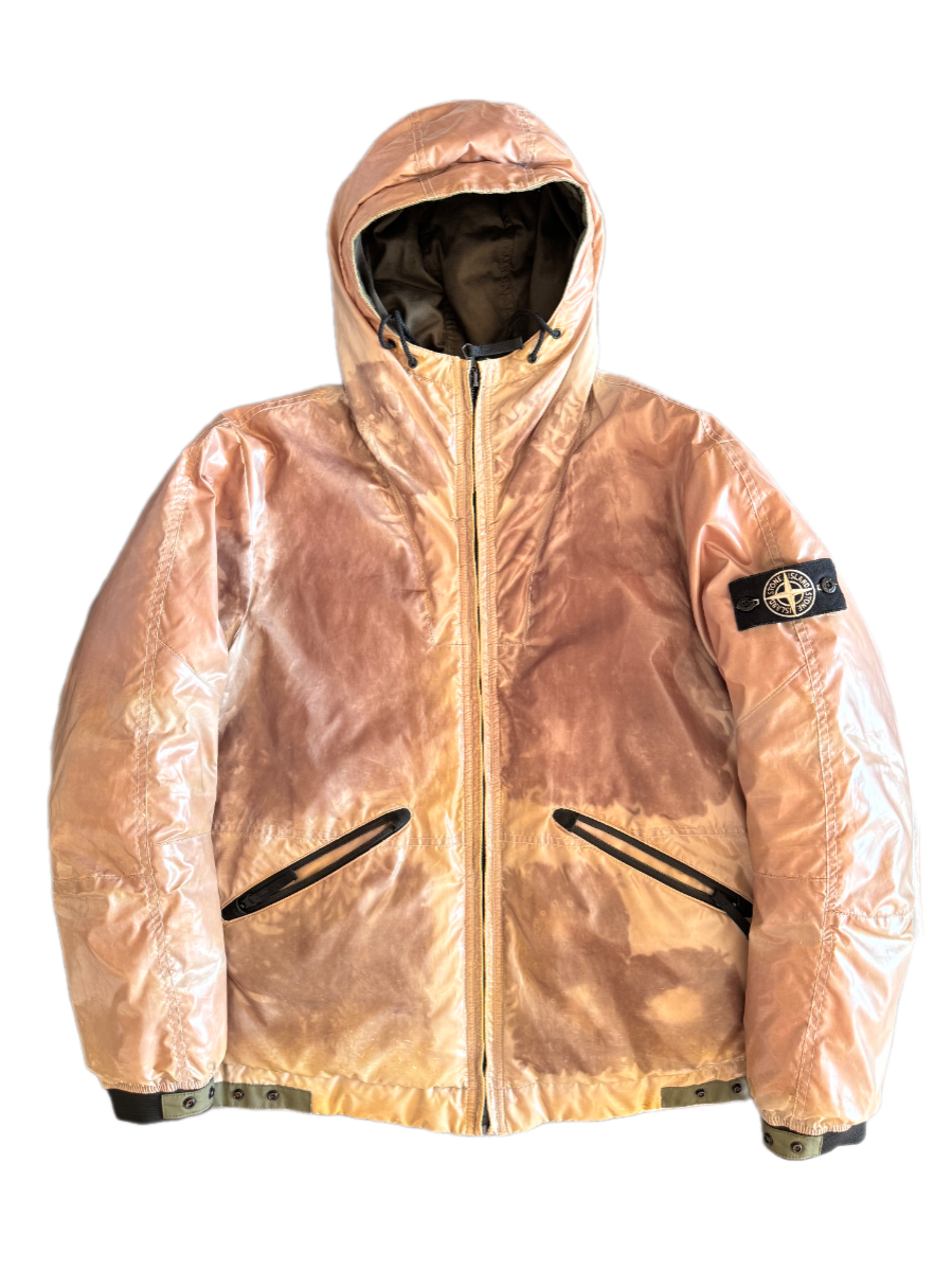 Stone Island 2010 Marrone/Nero Ice Jacket - Large
