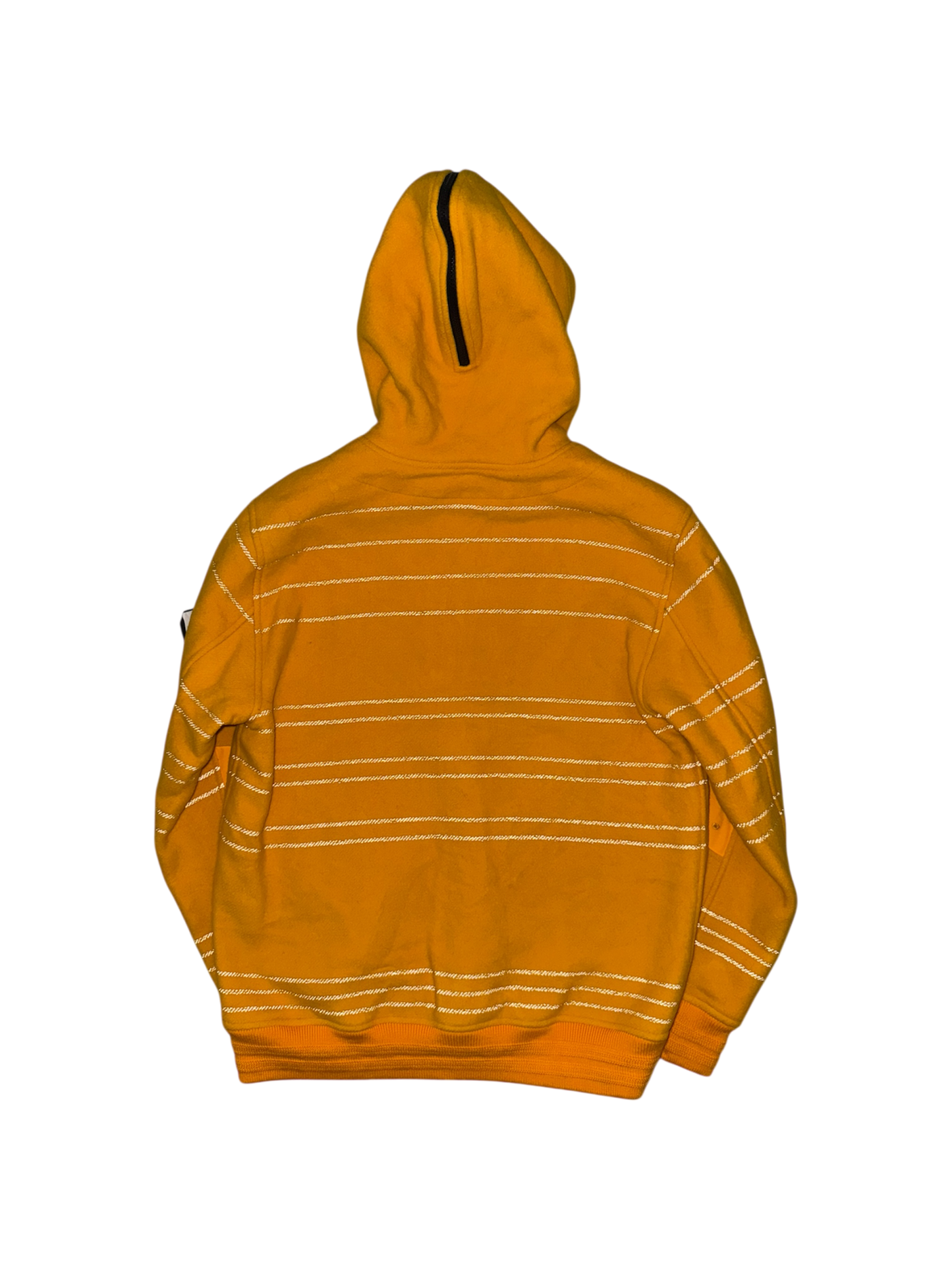 Stone Island Yellow 'Panno Militare + Righe Reflective' Jacket - Large