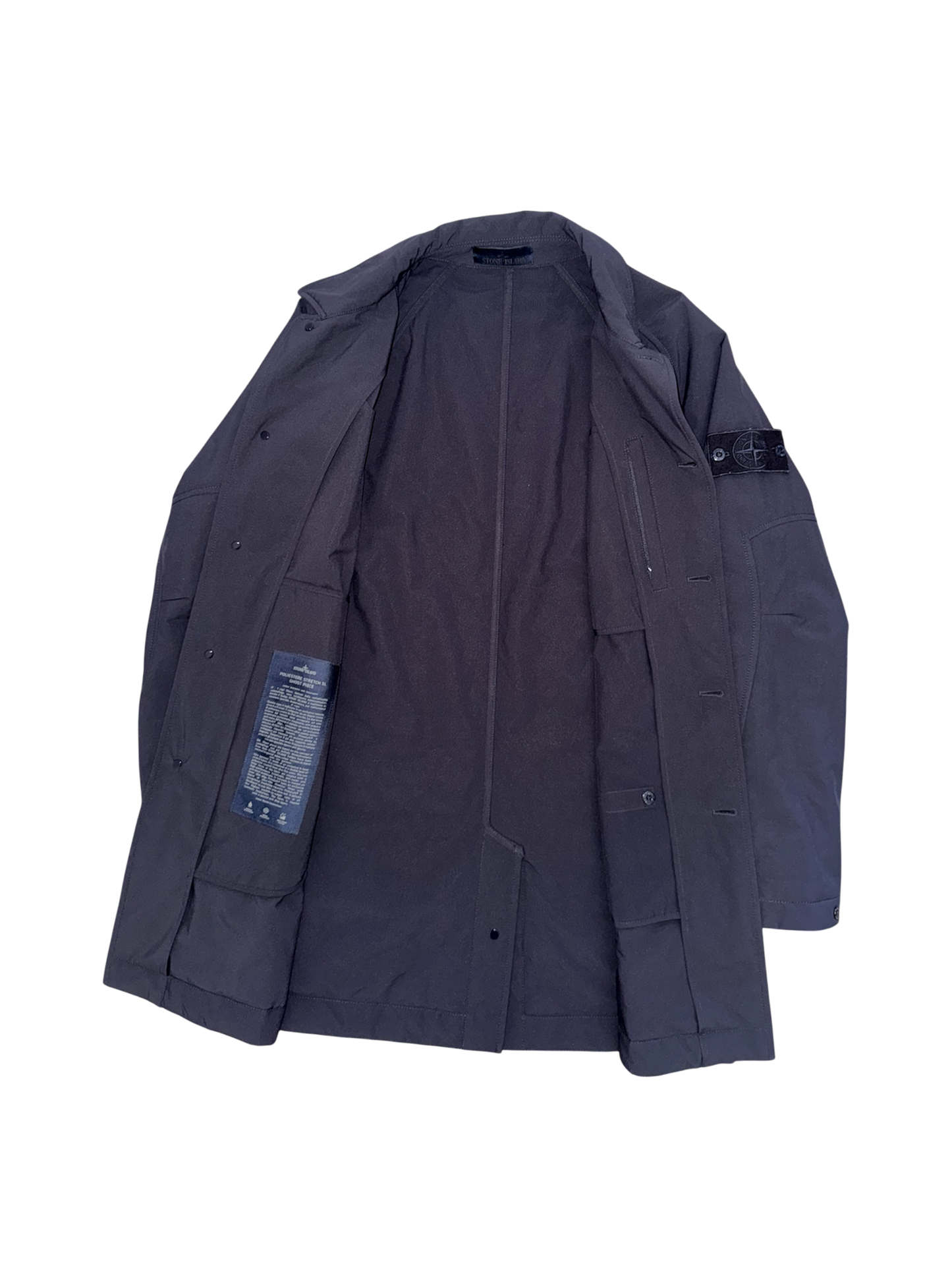 Cappotto Stone Island 'Poliestere Stretch 5L Ghost Piece' - Medium
