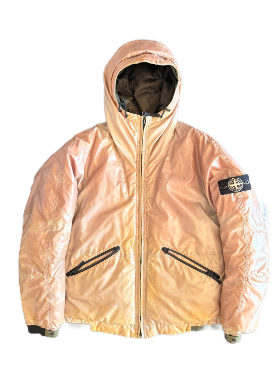 Stone Island 2010 Marrone/Nero Ice Jacket - Large