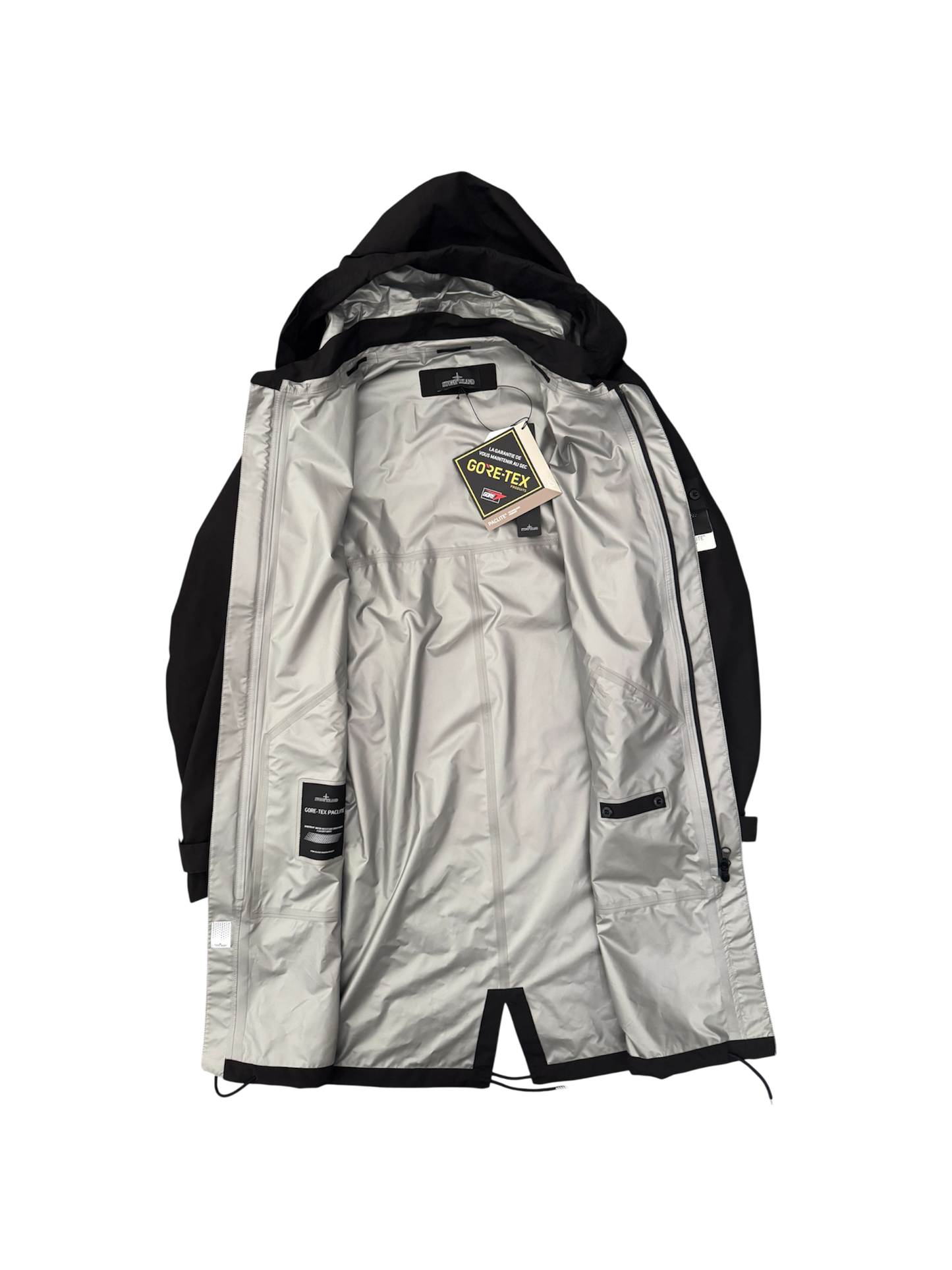 Stone Island Shadow Project Black 'Goretex Paclite' Parka - XL