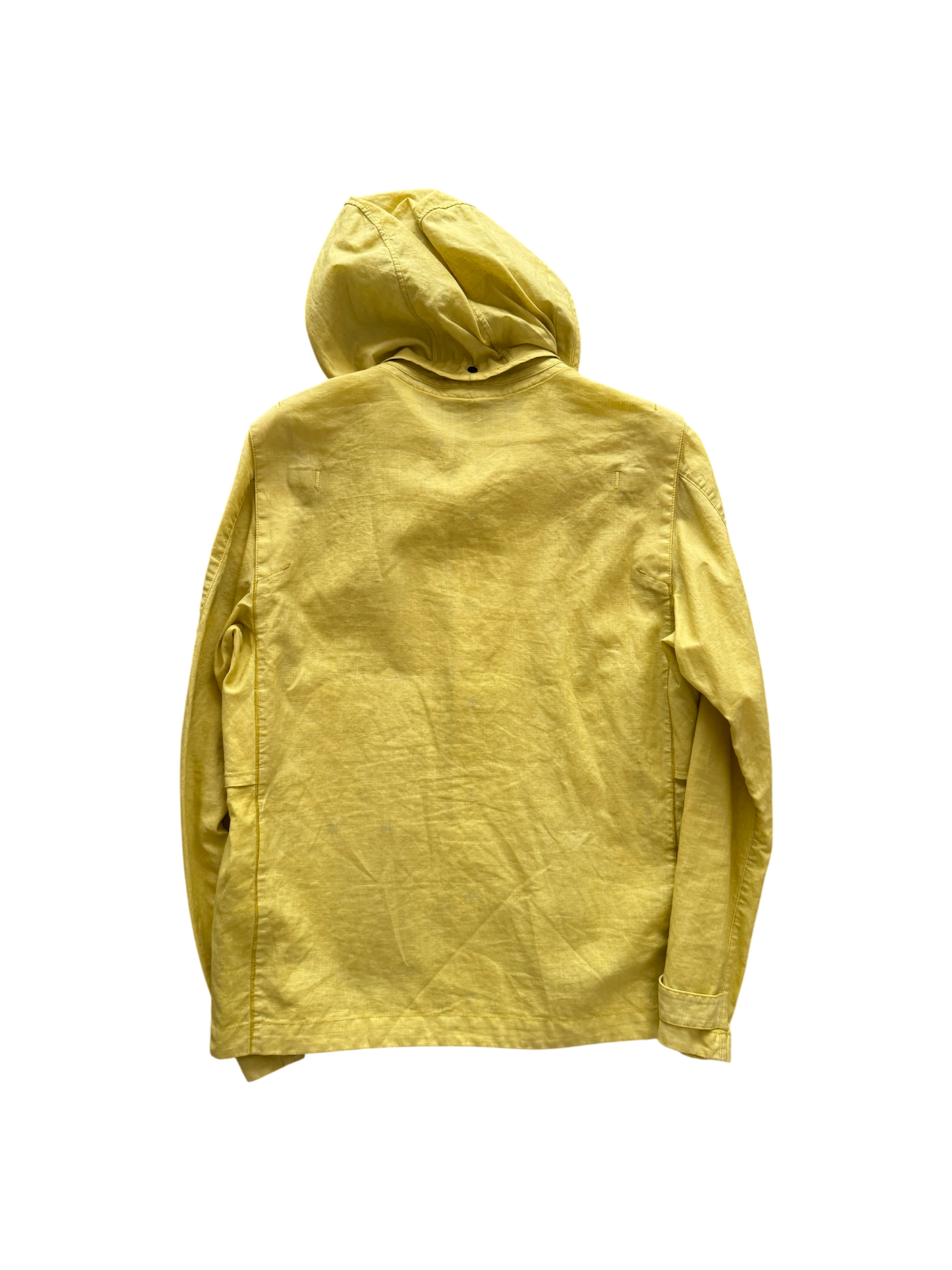 Stone Island Yellow 'Lino Resinato TC' Jacket - Medium