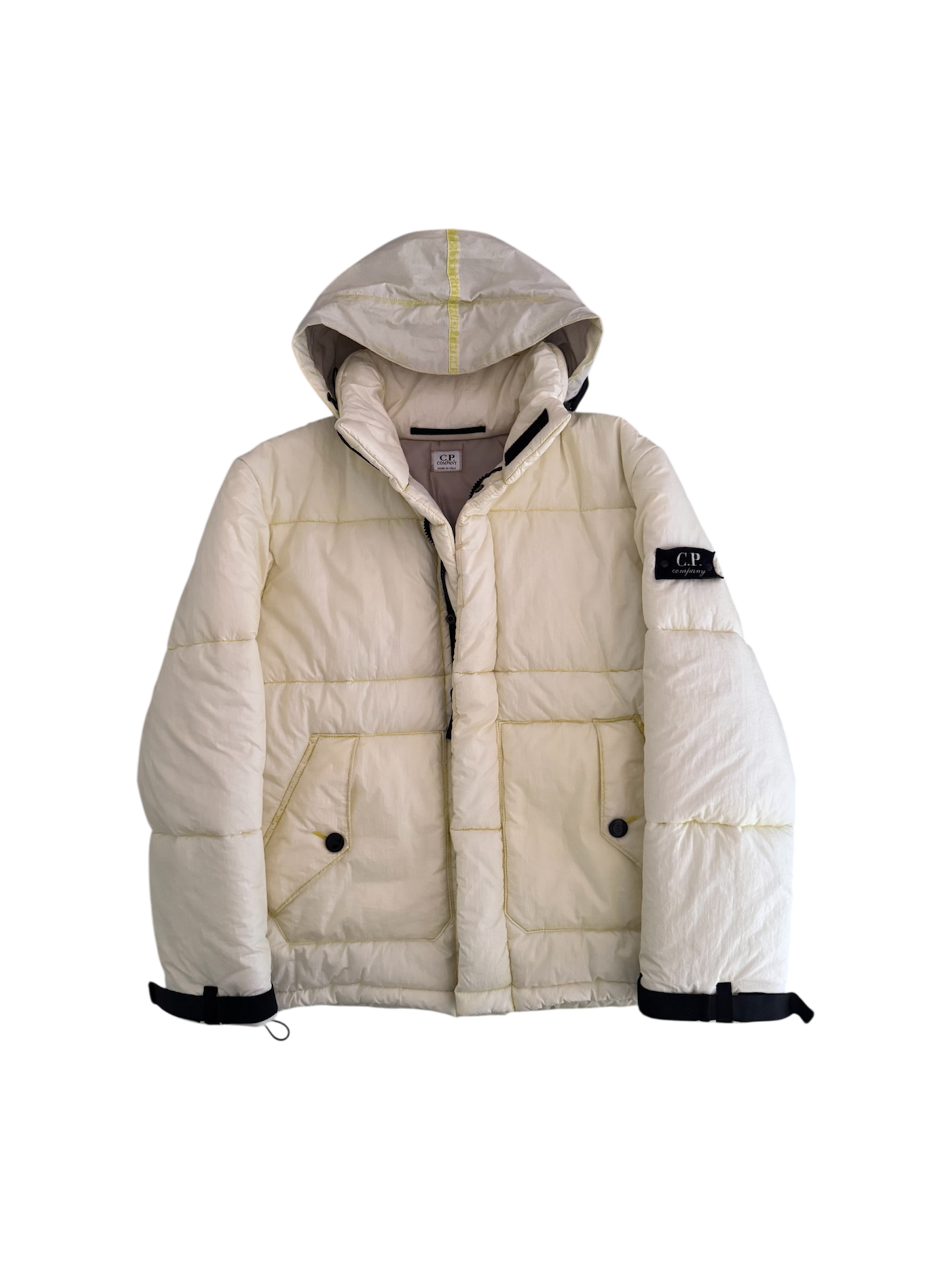 C.P. Company White/Green 'Ice Jacket' - Small