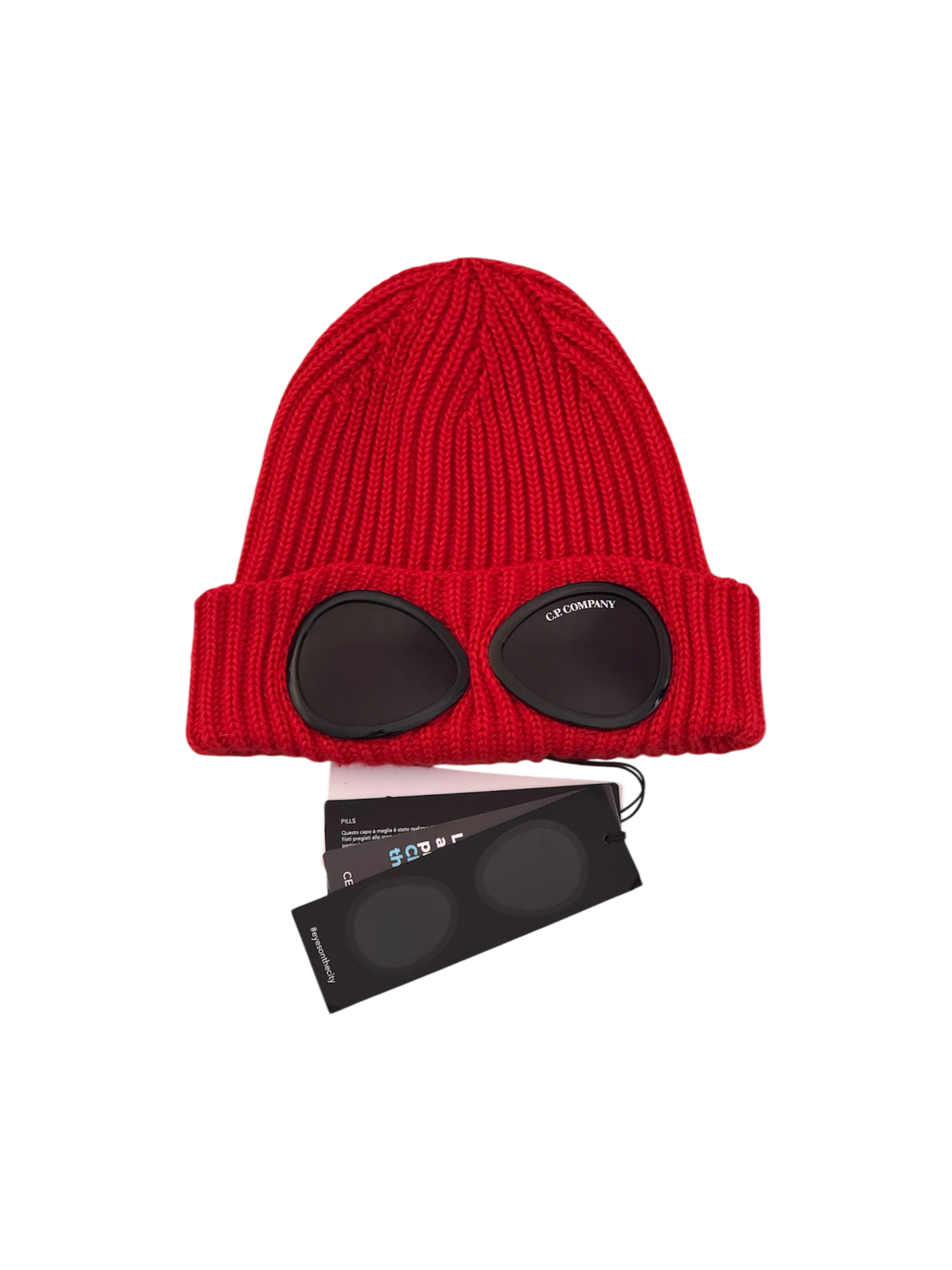 C.P. Company Goggle Beanie Rosso - UniSize