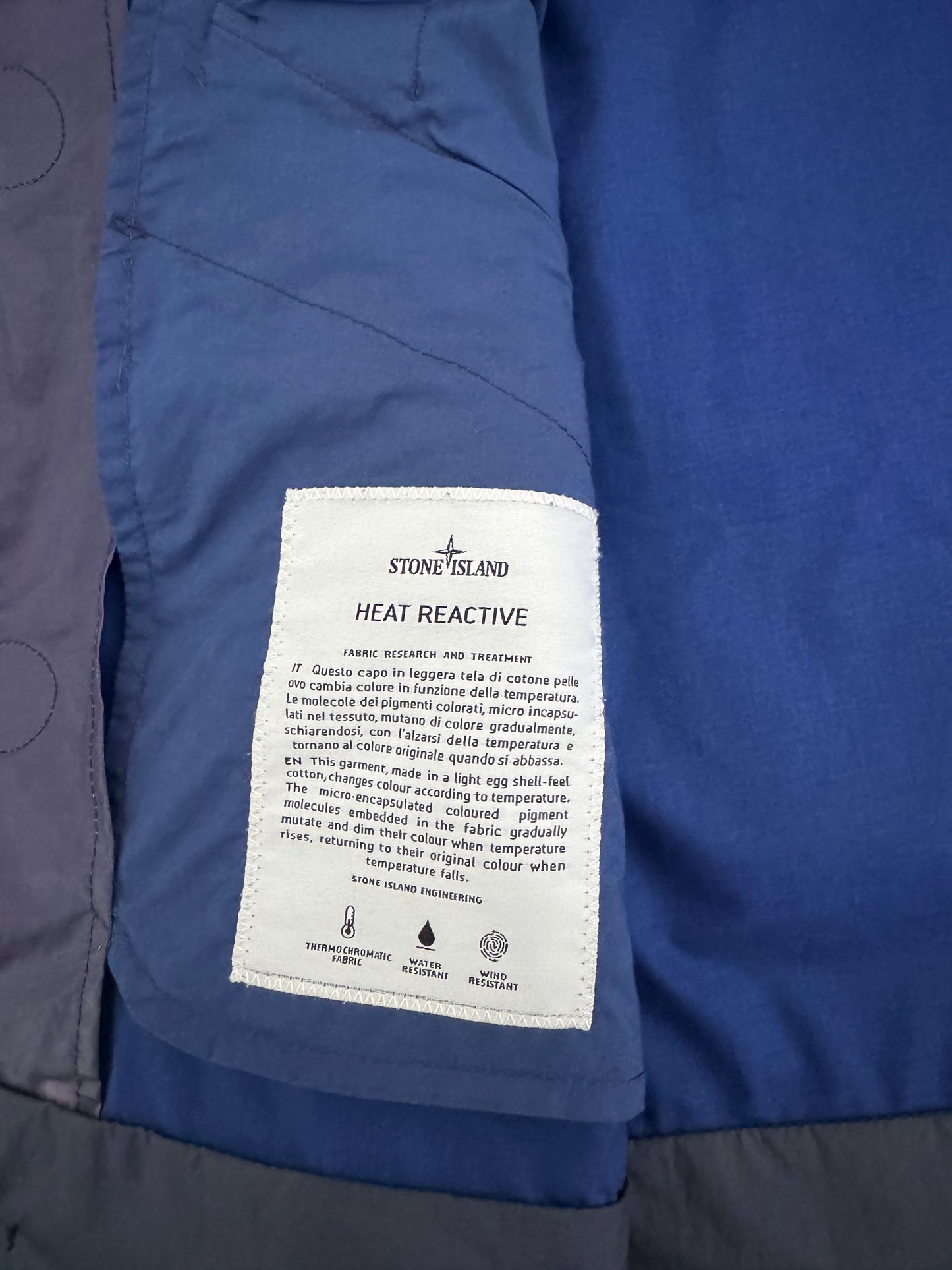 Giacca Stone Island Marina 'Heat Reactive' - Medium