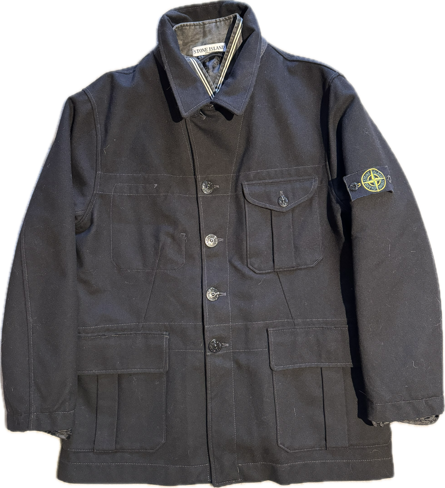 Cappotto Nero Stone Island - XL