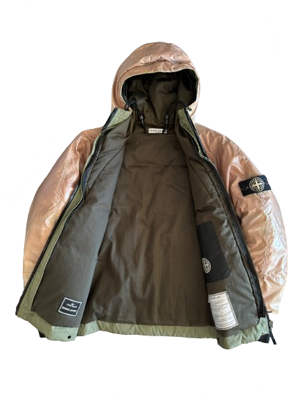 Stone Island 2010 Marrone/Nero Ice Jacket - Large