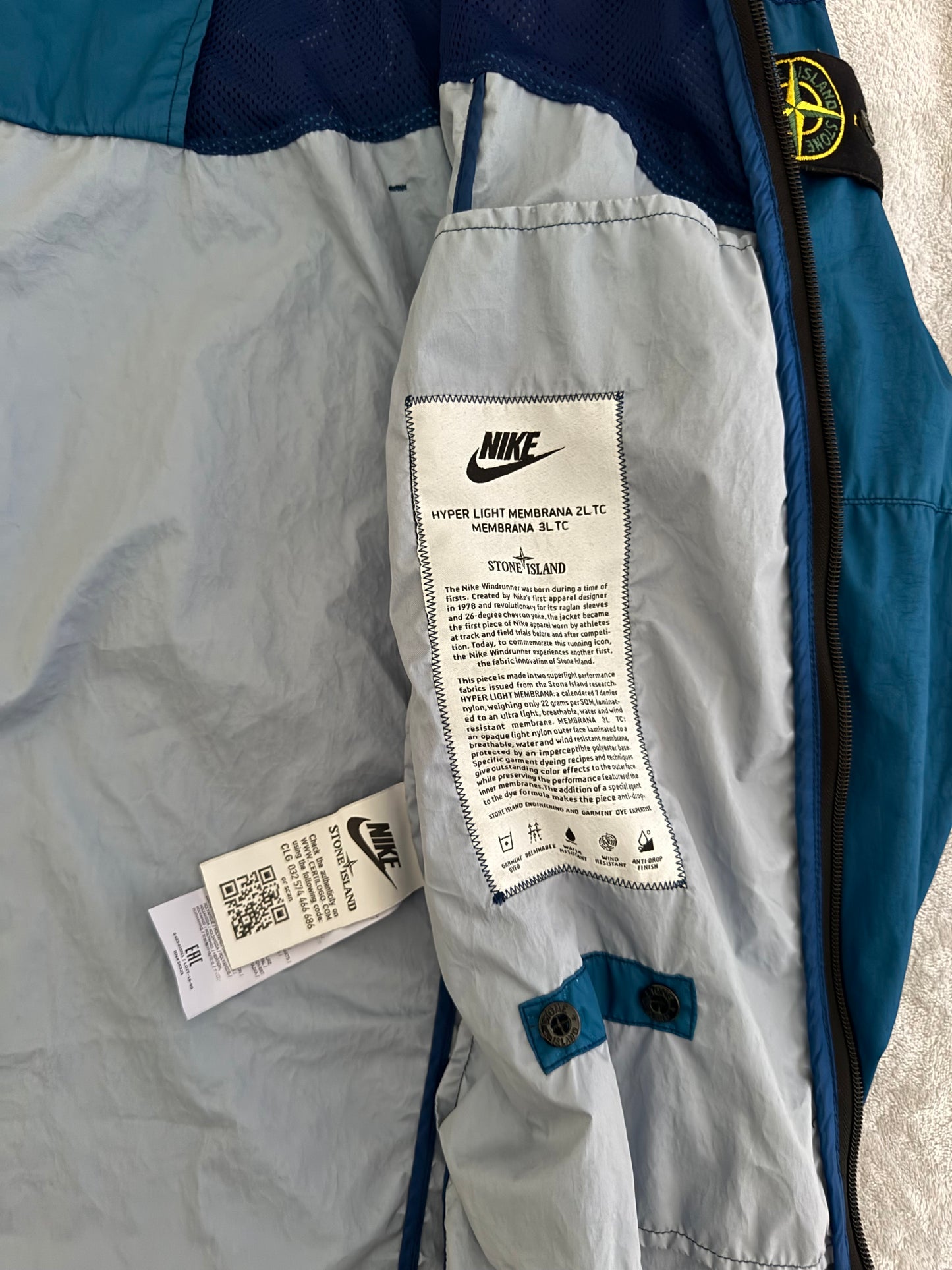 Giacca Stone Island x Nike 'HyperLight Membrana' - Medium