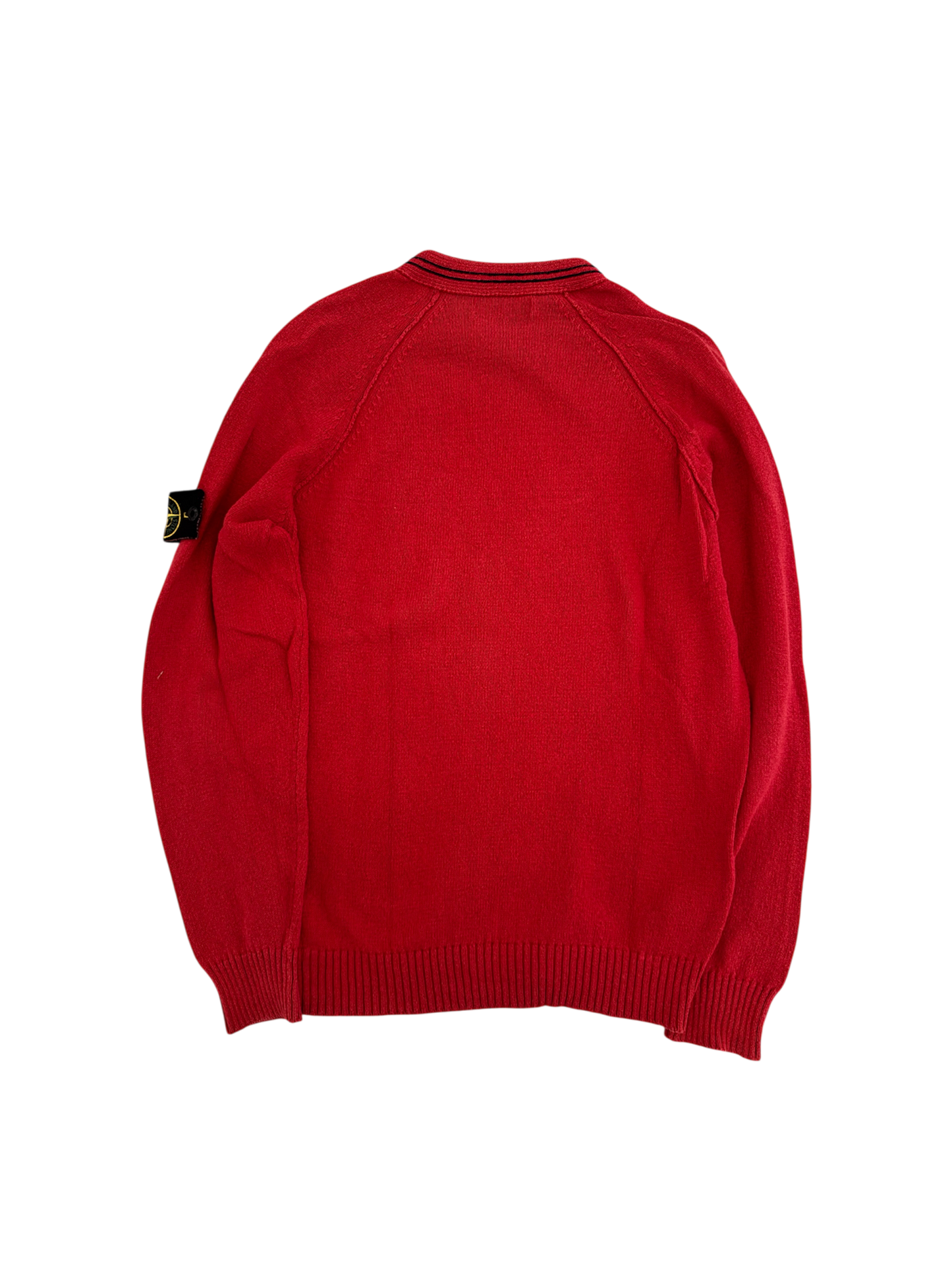 Stone Island Red Cotton Knit - Large