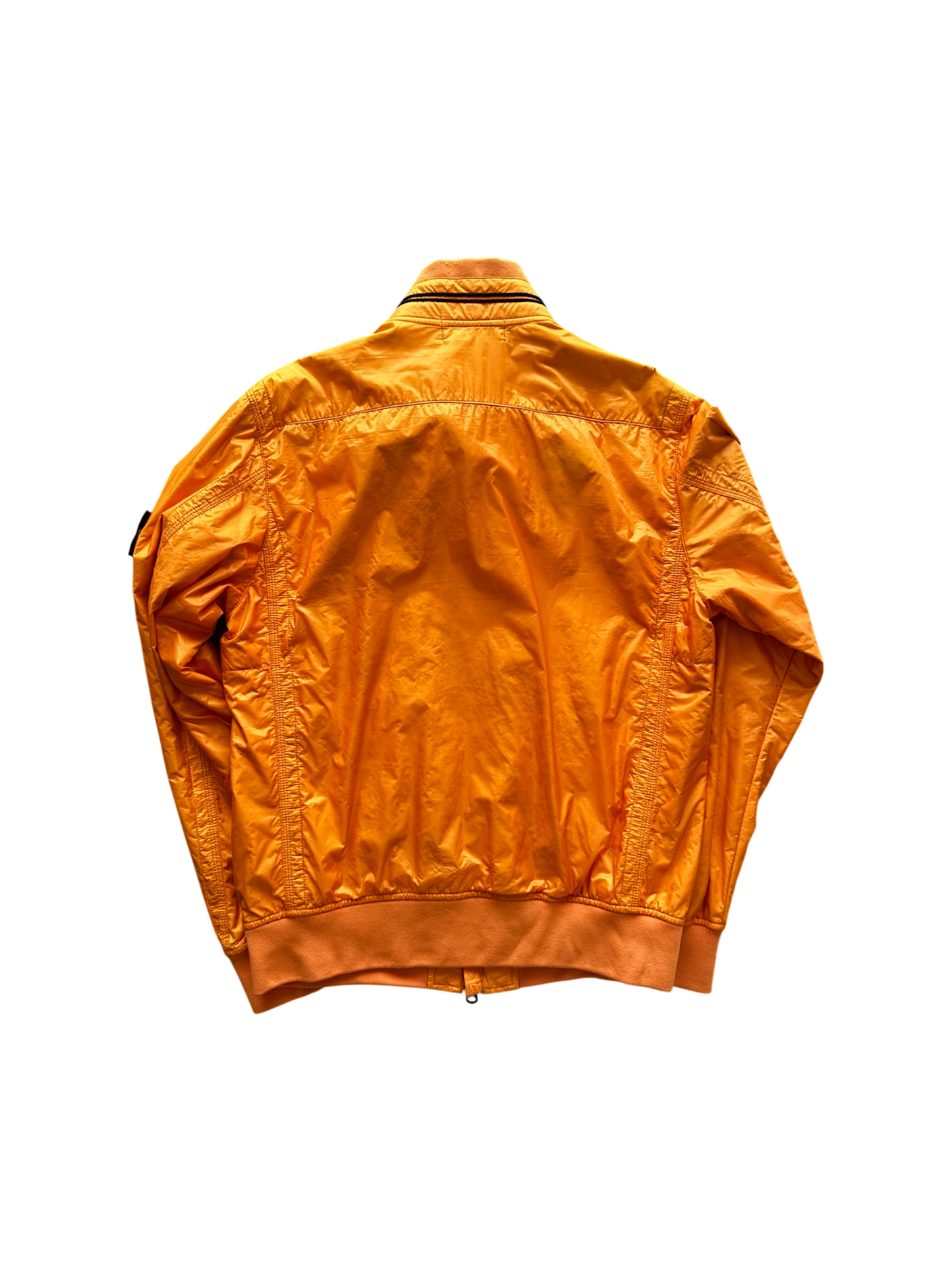 Stone Island Orange 'Micro Rip Stop Tyvek Shield' Jacket - Large