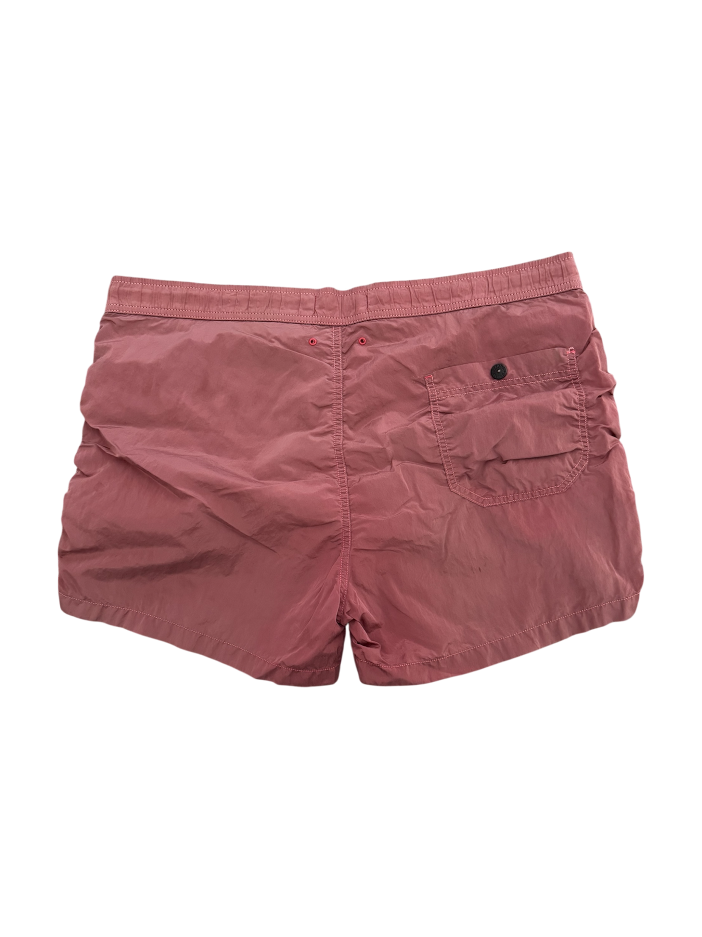 Stone Island Nylon Metal Coral Swim Shorts - Large