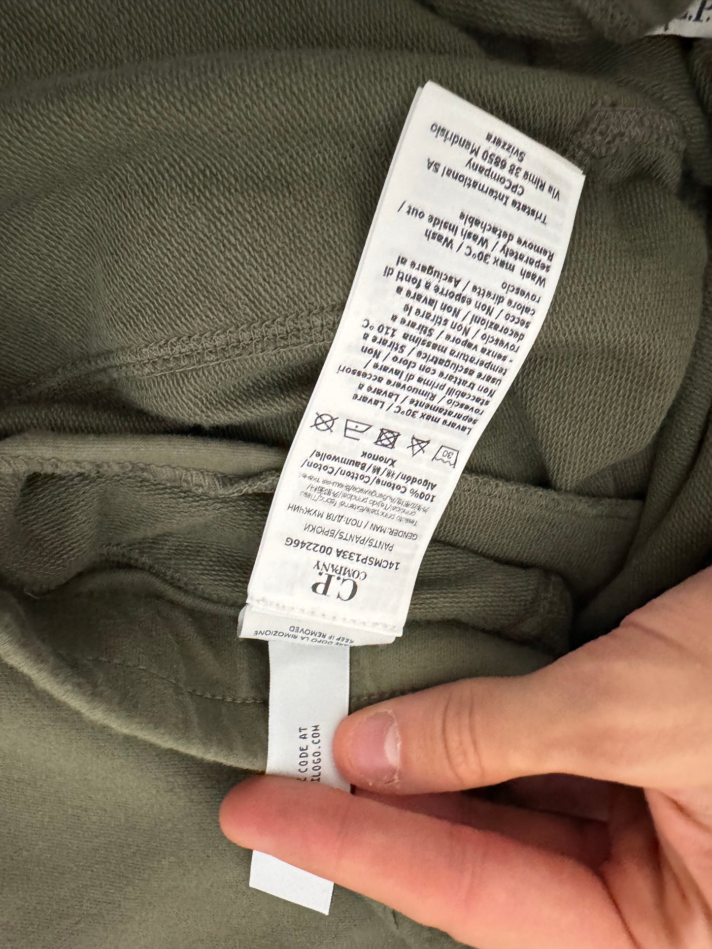 Pantaloni Tuta C.P. Company Verdi - Medium