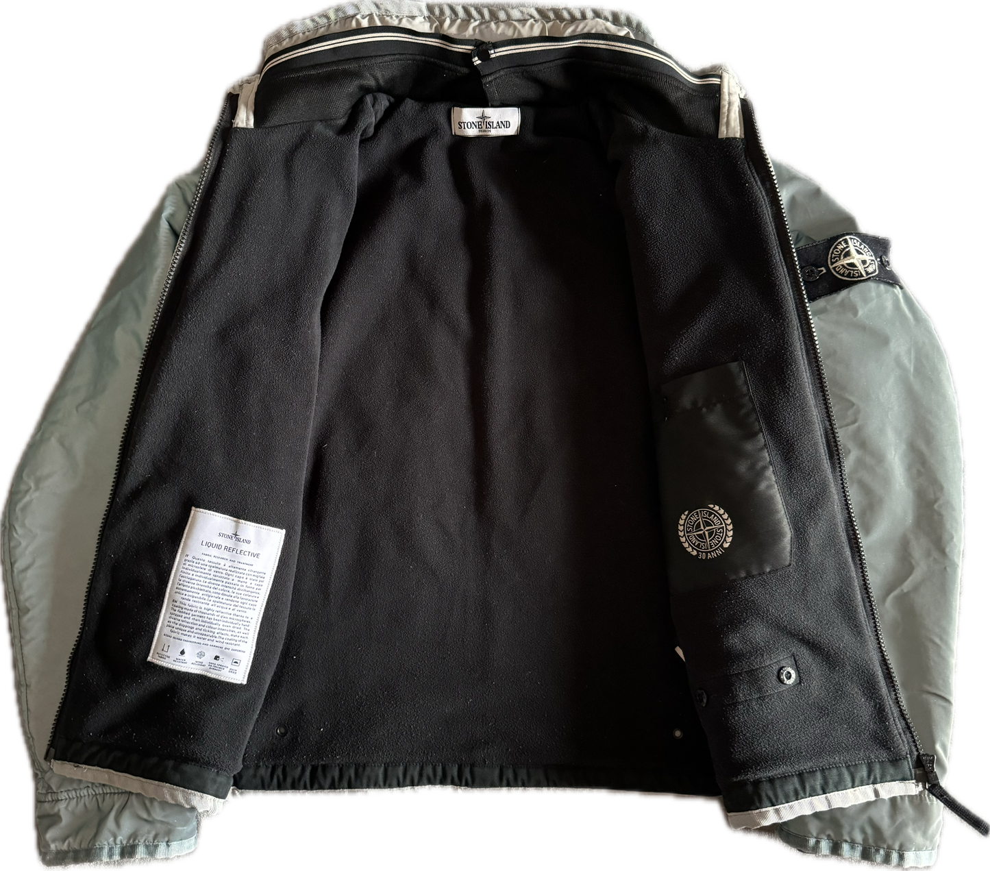 Giacca "Liquid Reflective" del 30° anniversario di Stone Island - Small