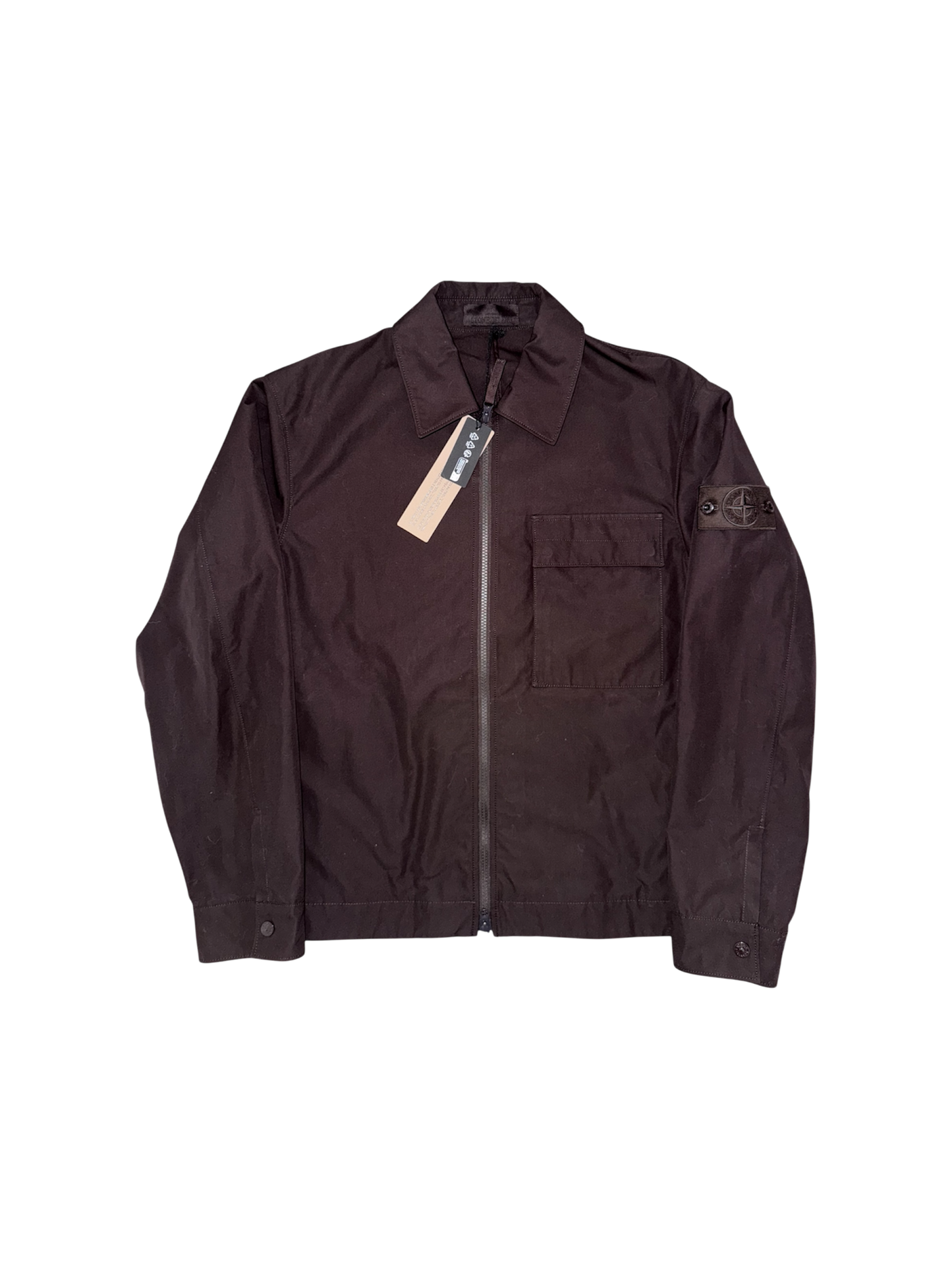 Stone Island Brown Ventile Ghost Jacket - Large
