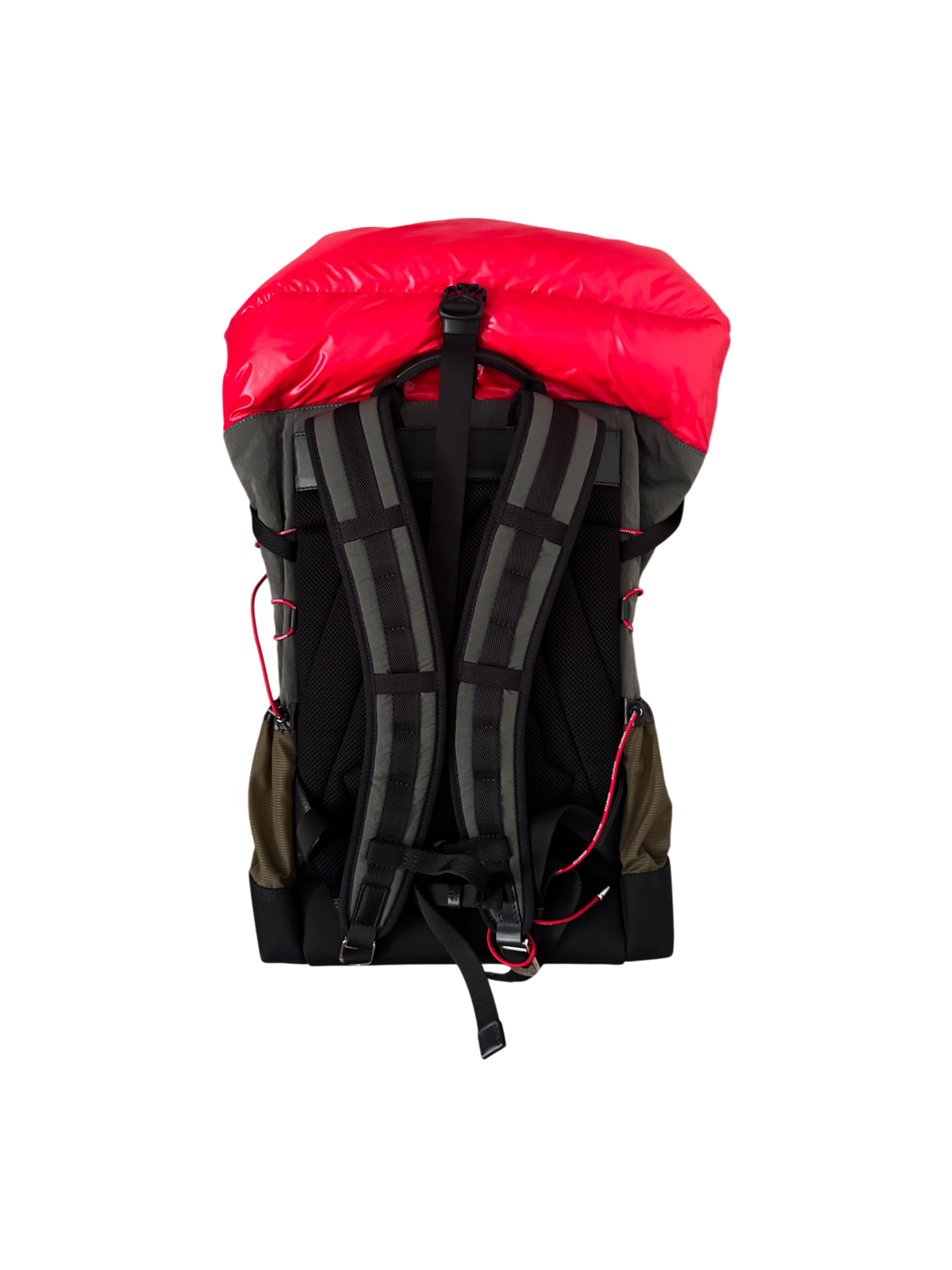 Moncler Khaki/Red Extreme Backpack - Unisize