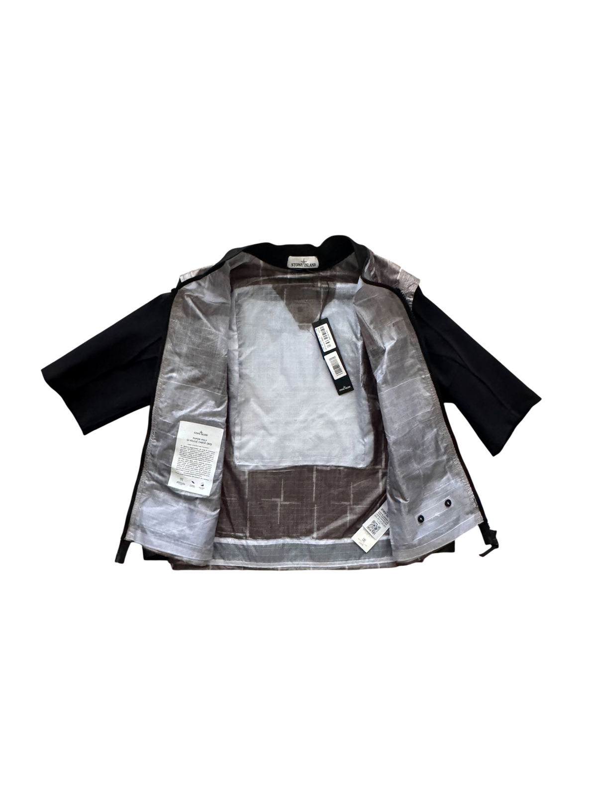 Stone Island 'Paper Poly House Check Grid' Jacket - Large