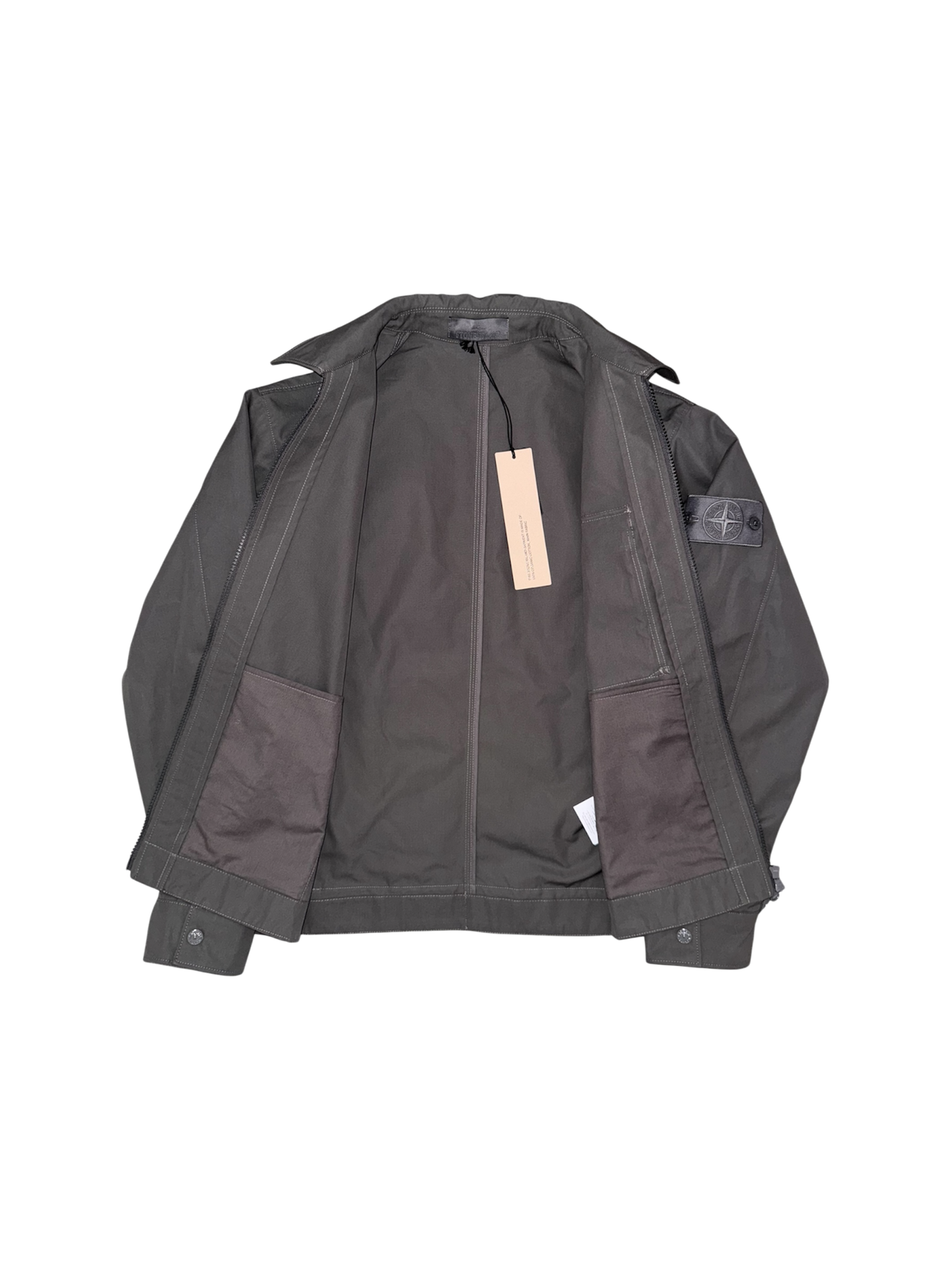 Stone Island Grey Ventile Ghost Jacket - Small