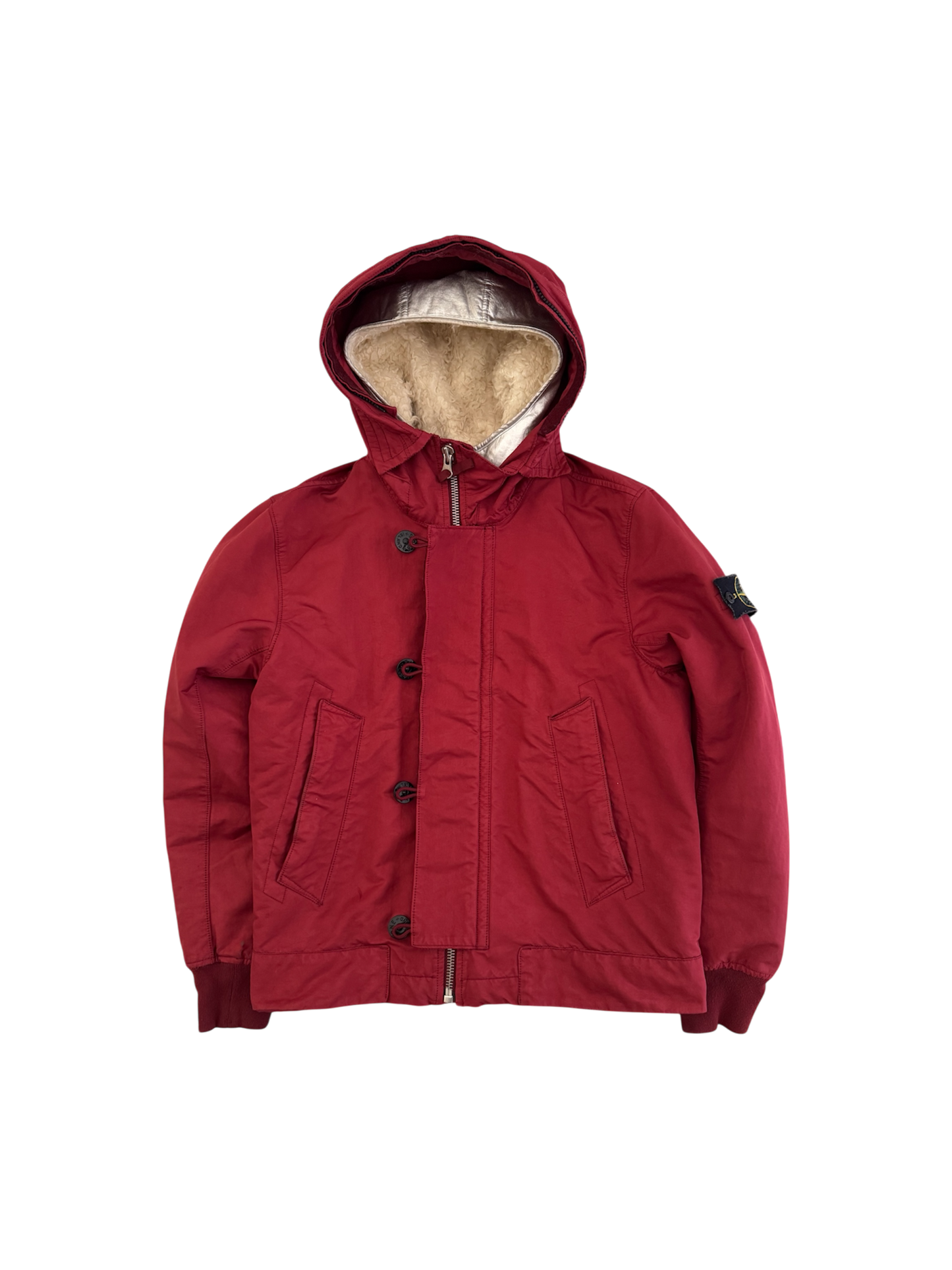 Giacca Stone Island 'Silver Sherling Sheep David TC' - Medium