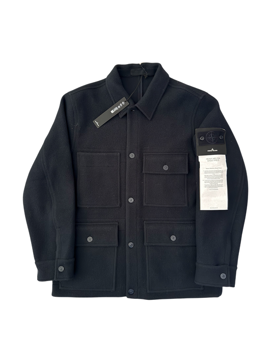 Stone Island 'Heavy Melton Ghost PIece' Jacket - XXL