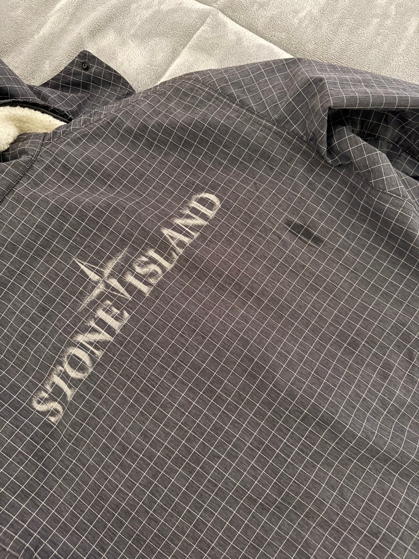 Stone Island ‘Reflective Ripstop Chinè' Parka - Small