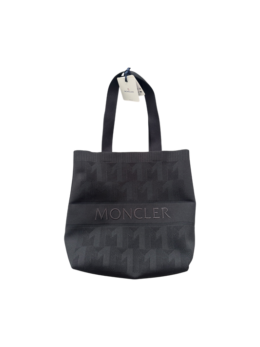 Moncler Black Tote Bag Knit - Unisize