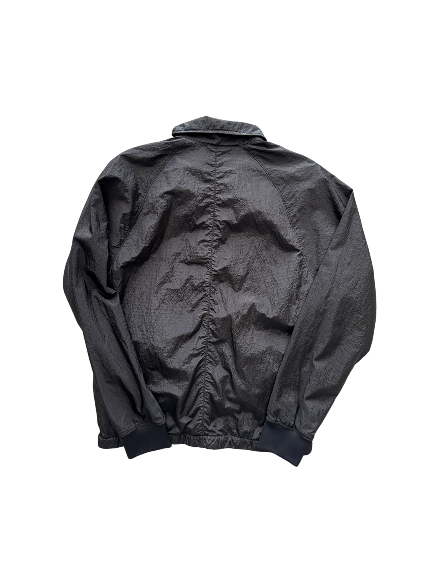 Stone Island Black 'Nylon Metal Square Logo' Jacket - Medium