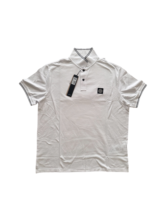 Stone Island 2026 White Polo - XXL